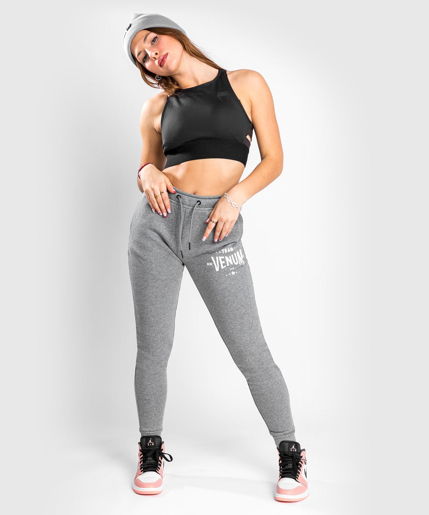Pantalon de Jogging Venum Team 2.0 - Pour Femmes - Gris Chiné Clair