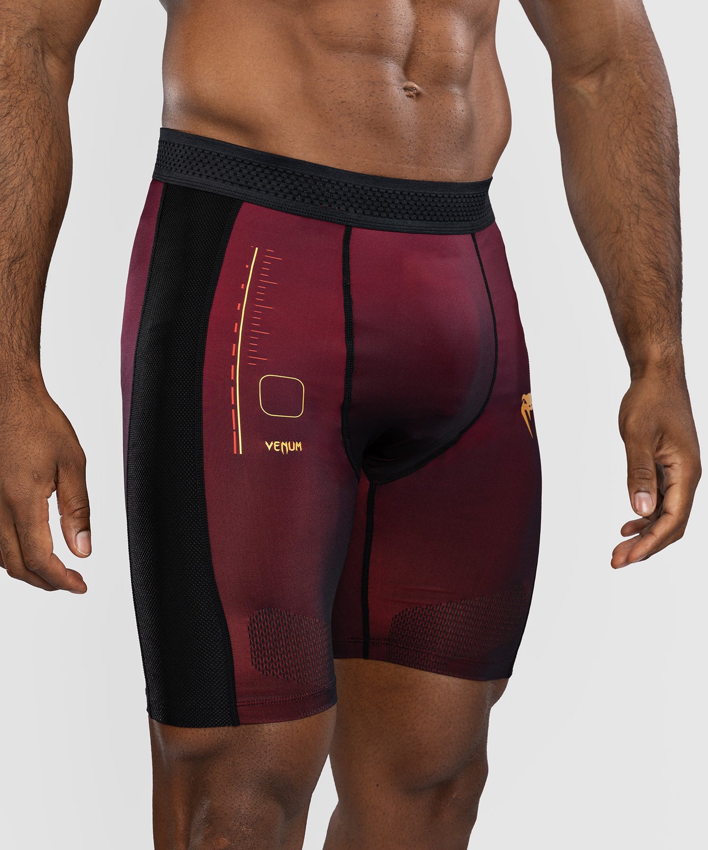 Venum Tactical XT Vale Tudo Short - Black/Bordeaux/Gold