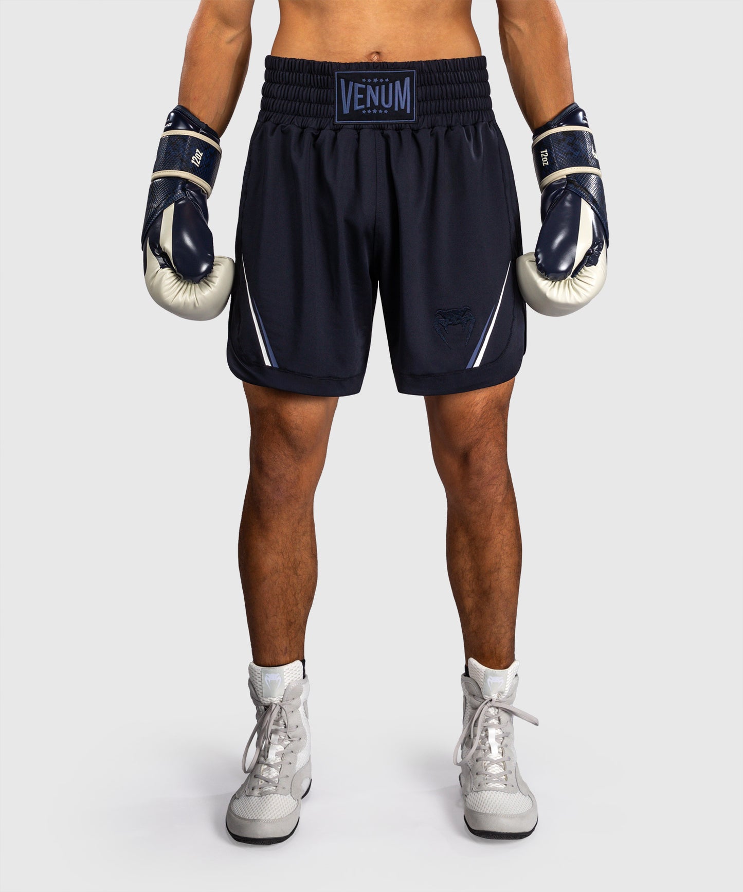 Short de Boxe Venum G-Core - Bleu Marine/Blanc