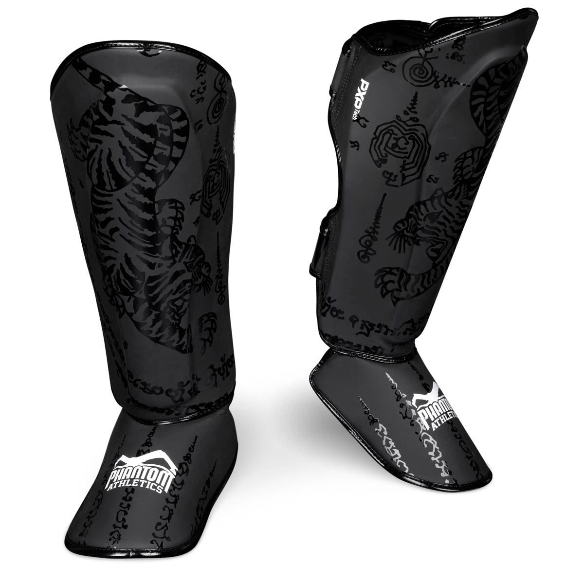 Protège-Tibias Phantom Athletics Muay Thai - Noir