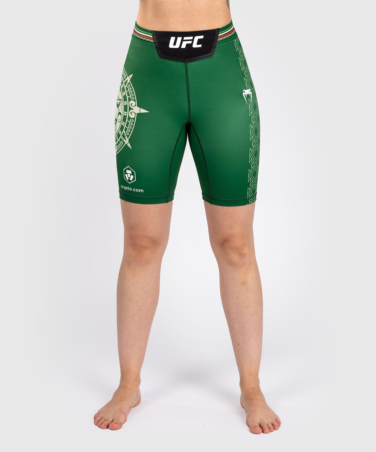 Noche UFC by Venum Authentic Fight Night Women's Compression Short - Long Fit - Green