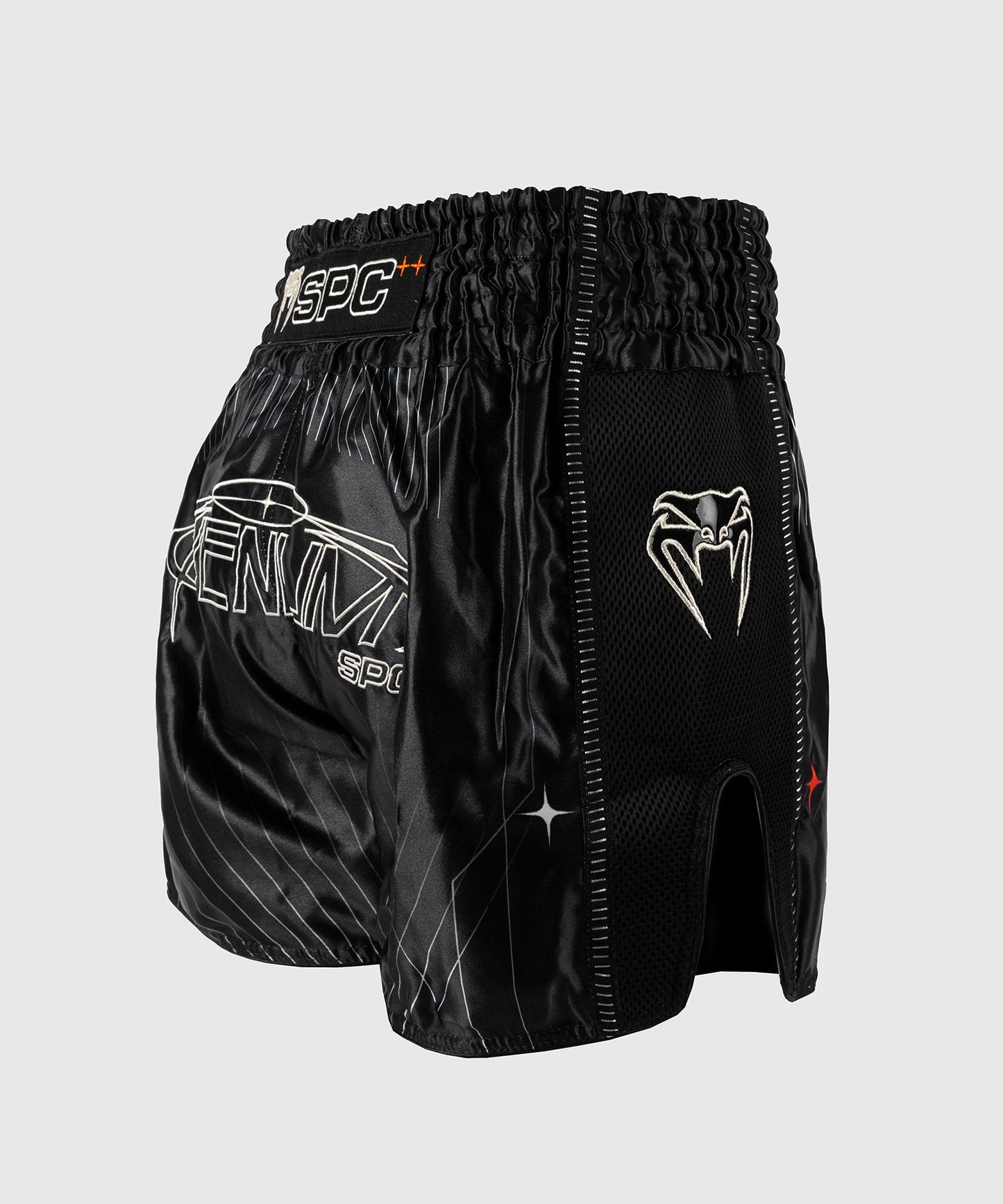 Short de Muay Thai Venum Eclipse – Noir/Ivoire