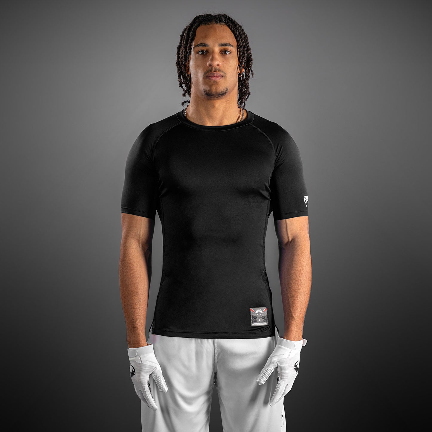 T-shirt de Compression Venum Lineup - Noir/Blanc