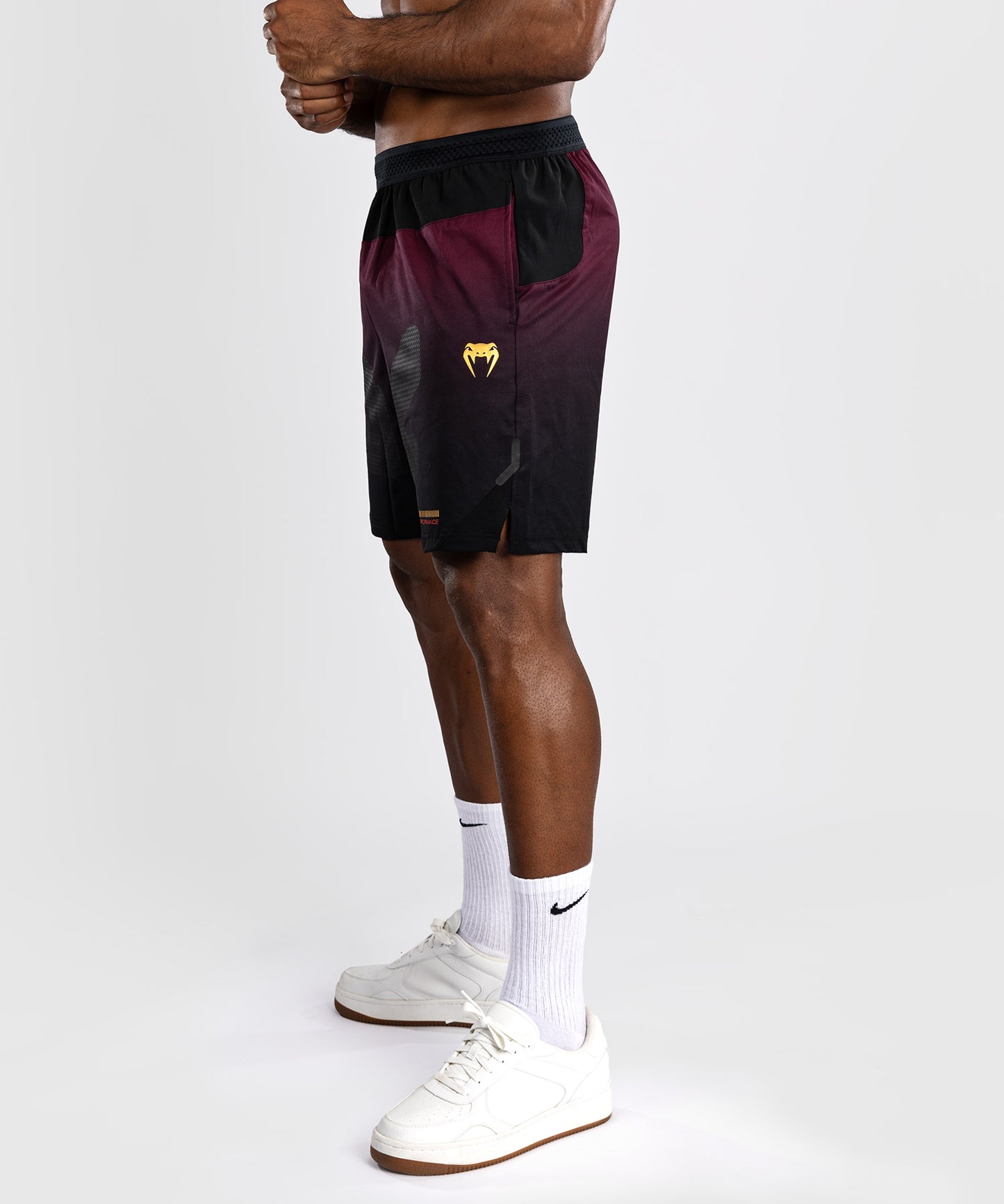 Venum Tactical XT training shorts - Black/Burgundy/Gold