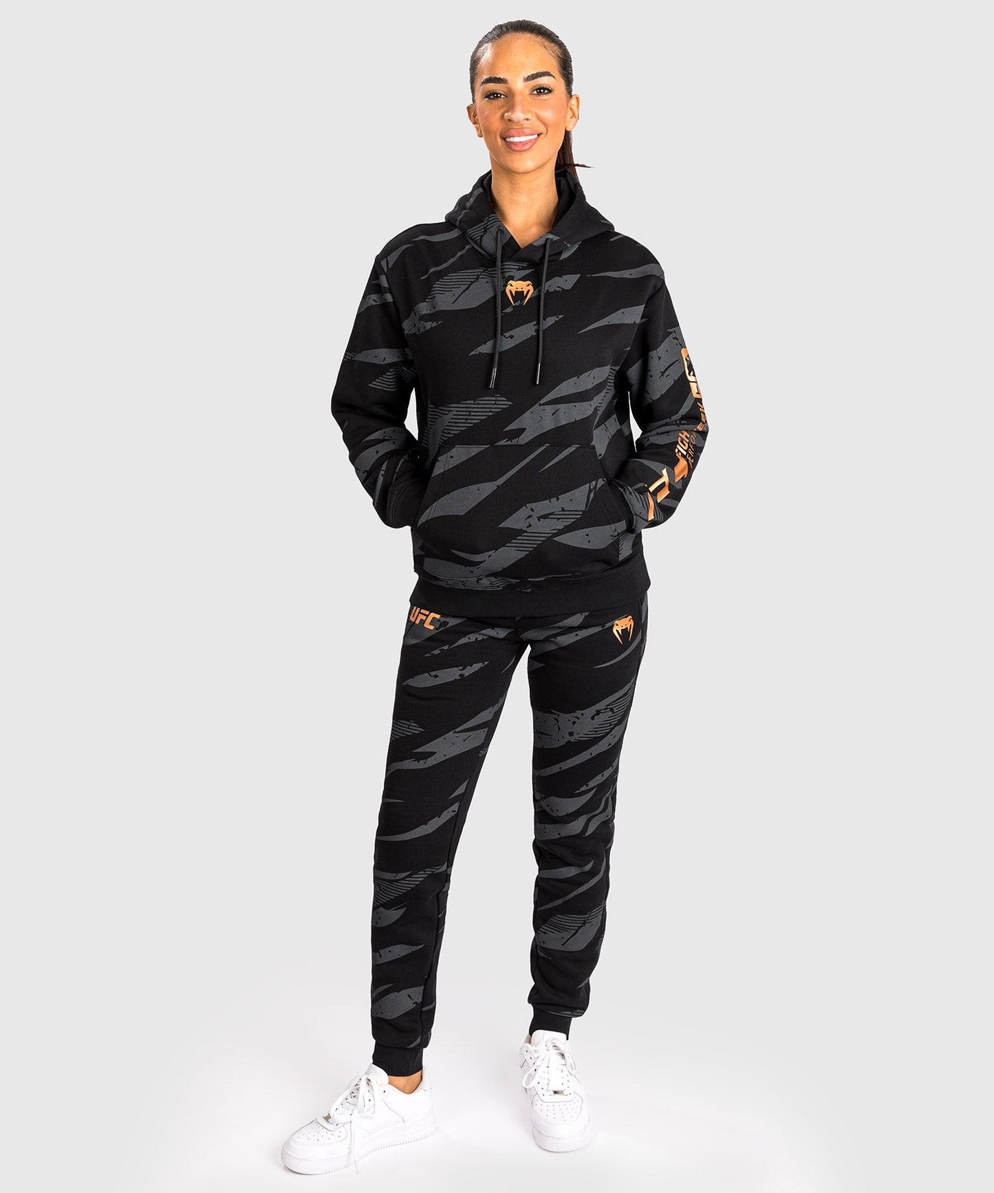 Women's Hooded Sweatshirt UFC Adrenaline by Venum Fight Week - Urban Camo