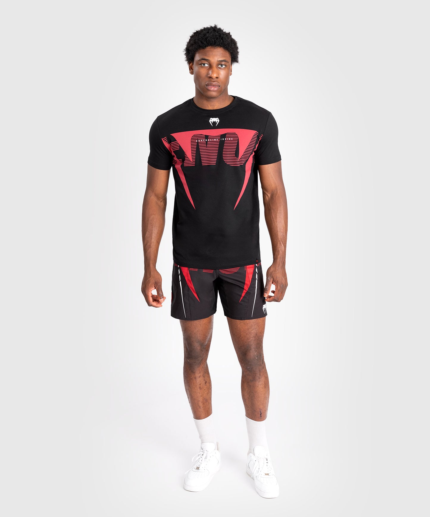 T-Shirt à Manches Courtes pour Hommes Venum Adrenaline - Rouge