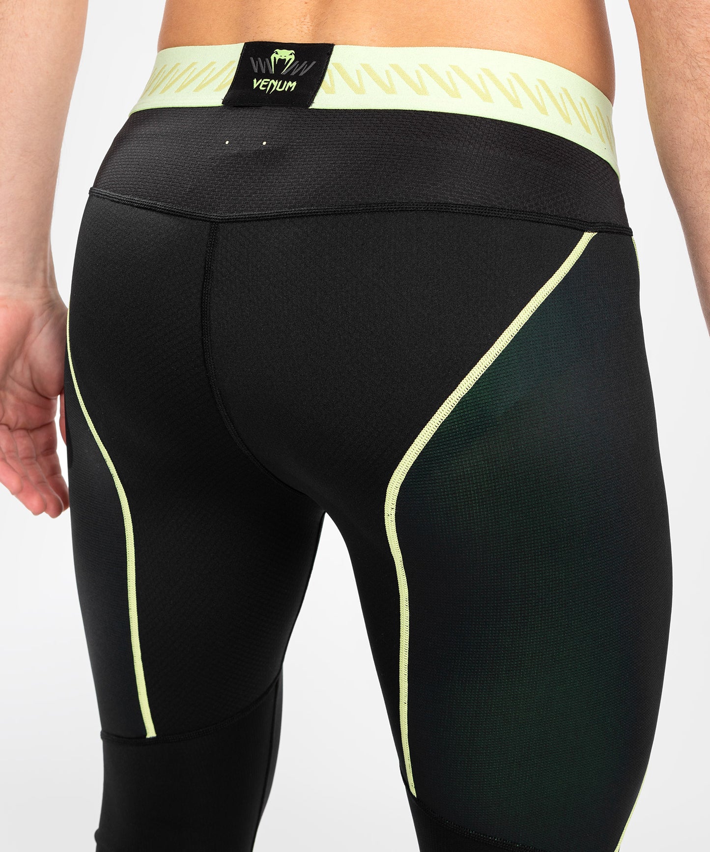 Venum Fusion 2.0 Kompressionshose für Herren - Schwarz/Gelb