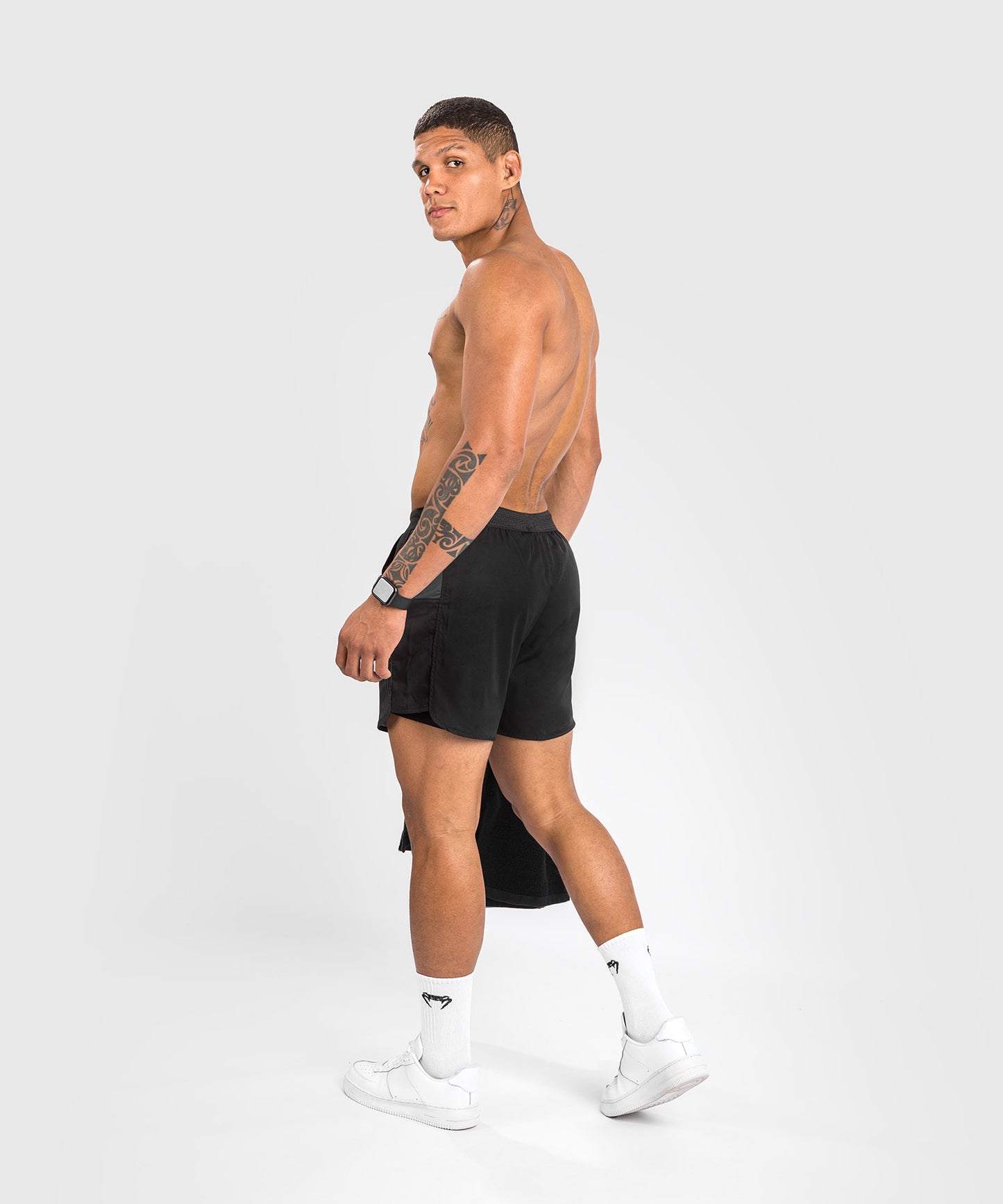 Short d'entraînement Venum Biomecha 2-en-1 - Noir/Gris