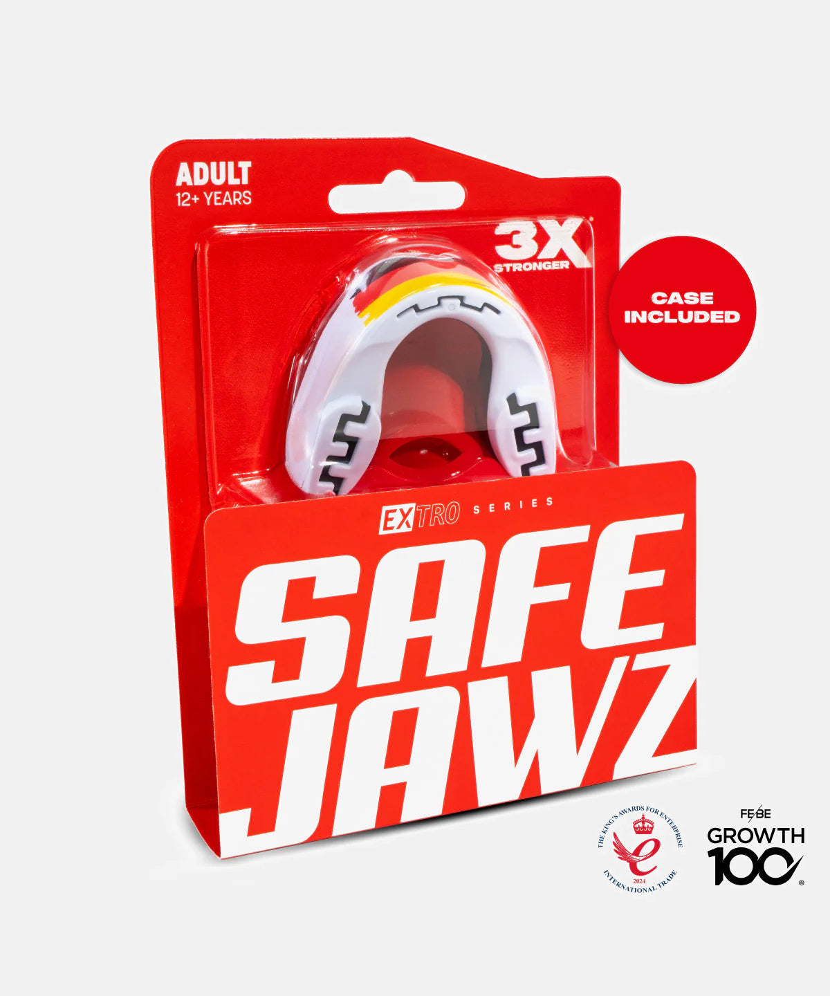 Safejawz Extro Flags Adult Mouthguard - Germany