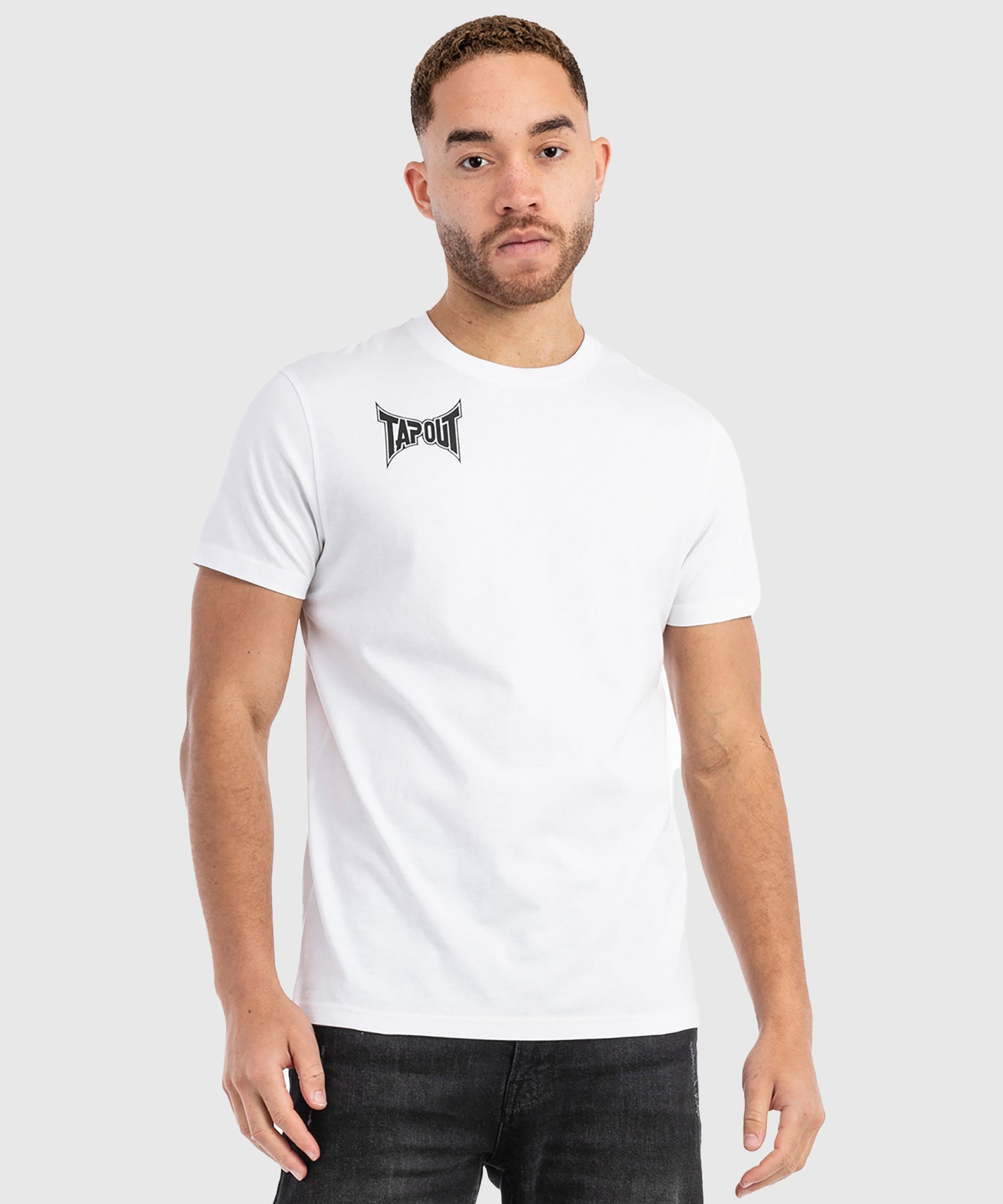 T-shirt Tapout Octogon - Blanc/Noir