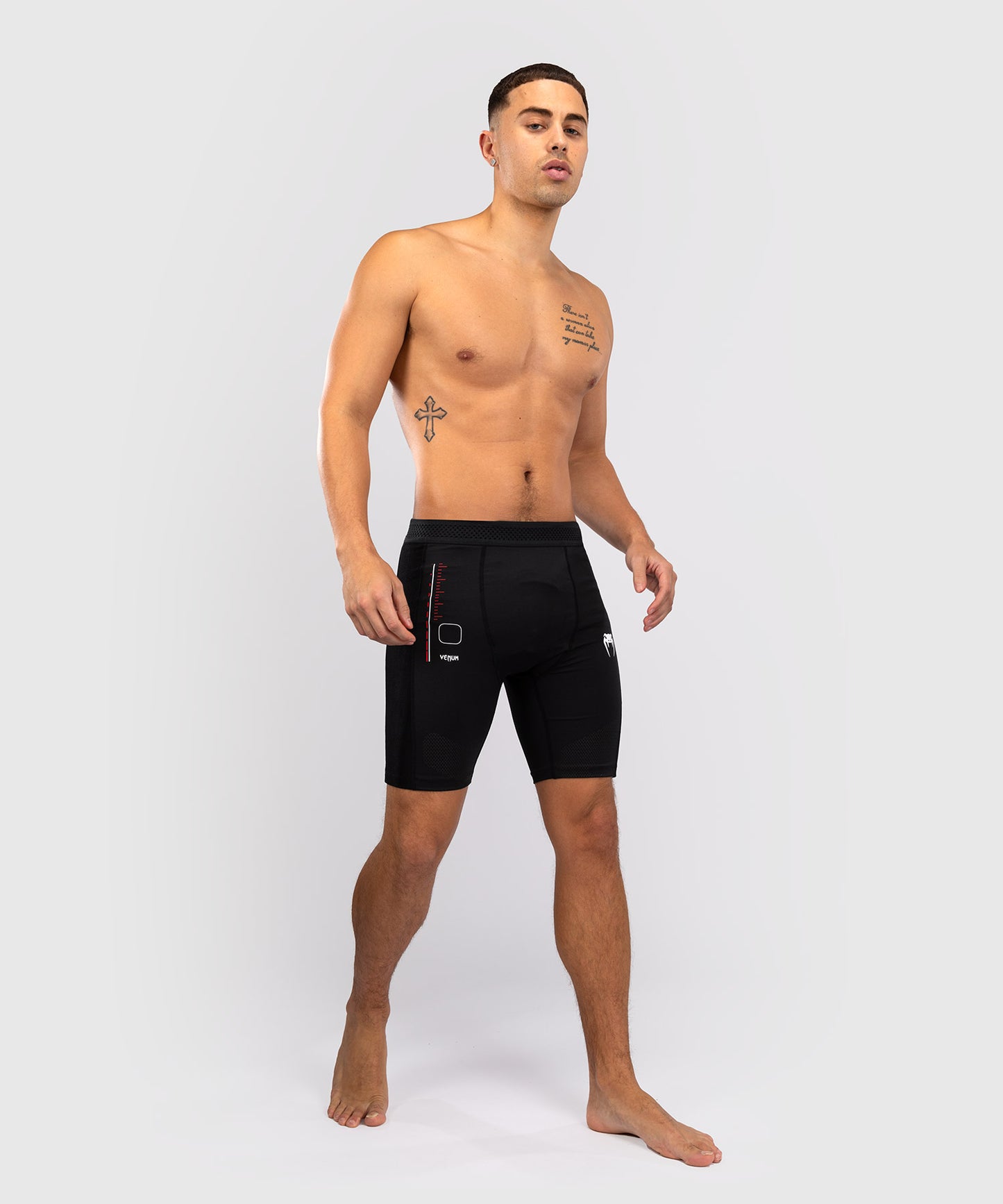 Venum Tactical XT Vale Tudo Shorts - Black/Fire Red