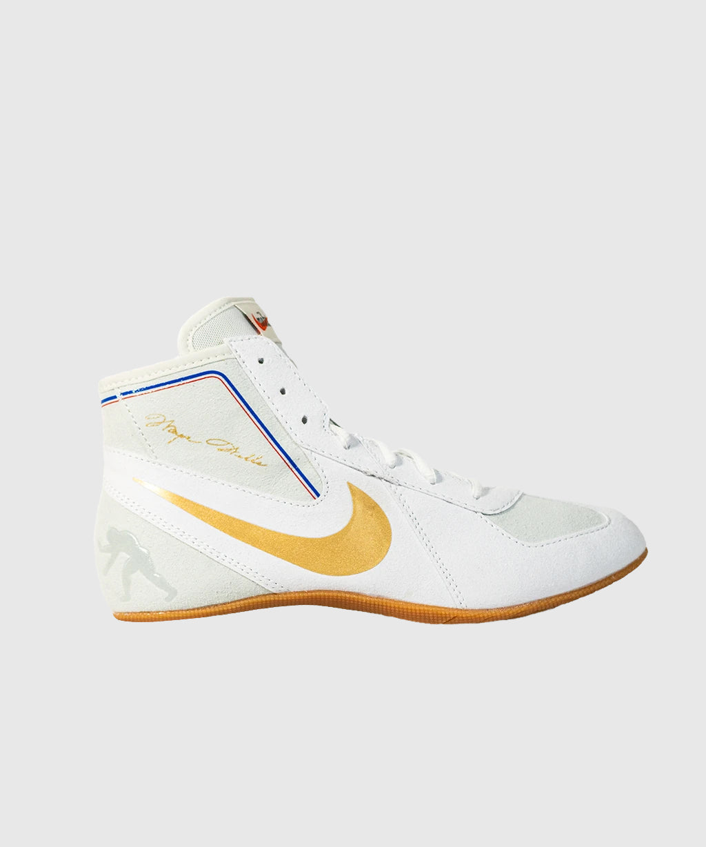 Nike Footsweep 2 SE Scarpe da Lotta - Bianco/Oro/Gomma