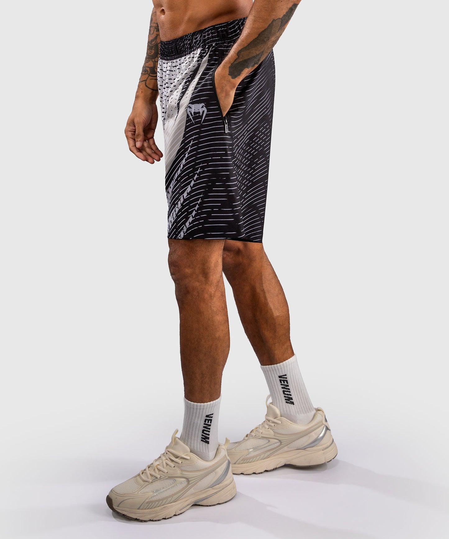 Venum Galactic 3.0 Pantaloncini da Allenamento - Bianco Sporco/Nero