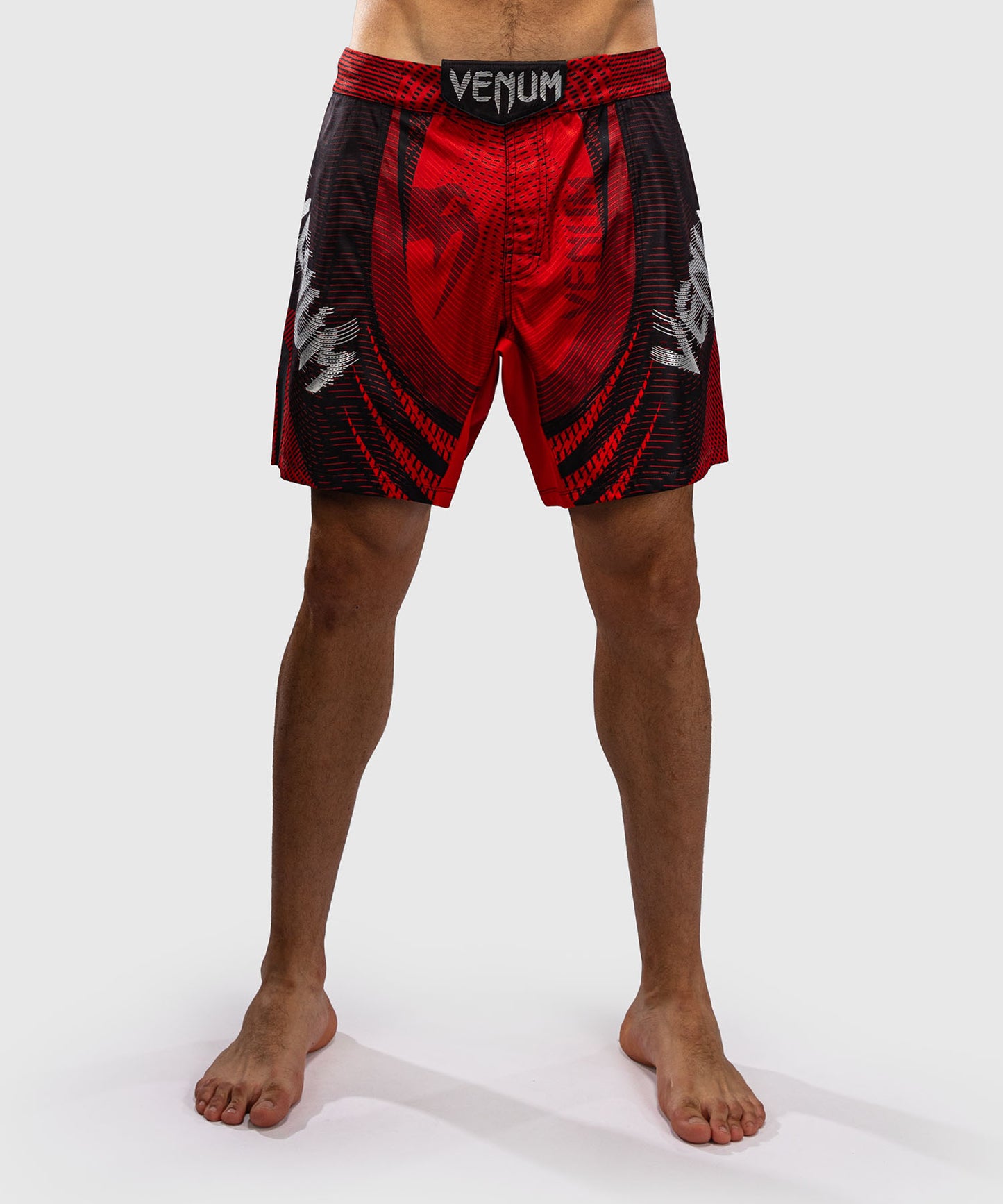 Venum Galactic 3.0 Fight Shorts - Red/Silver