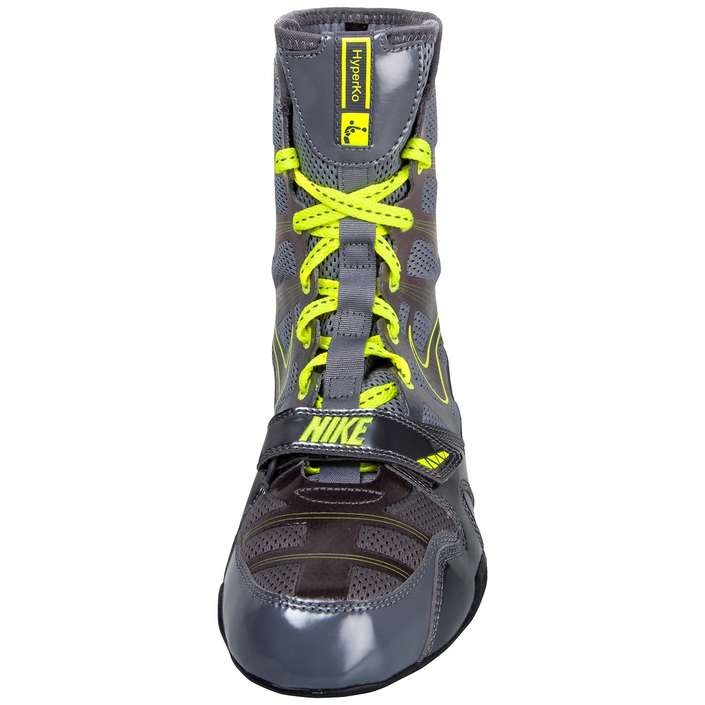 Nike HyperKO semi-mounted boxing shoes - Grey/Yellow