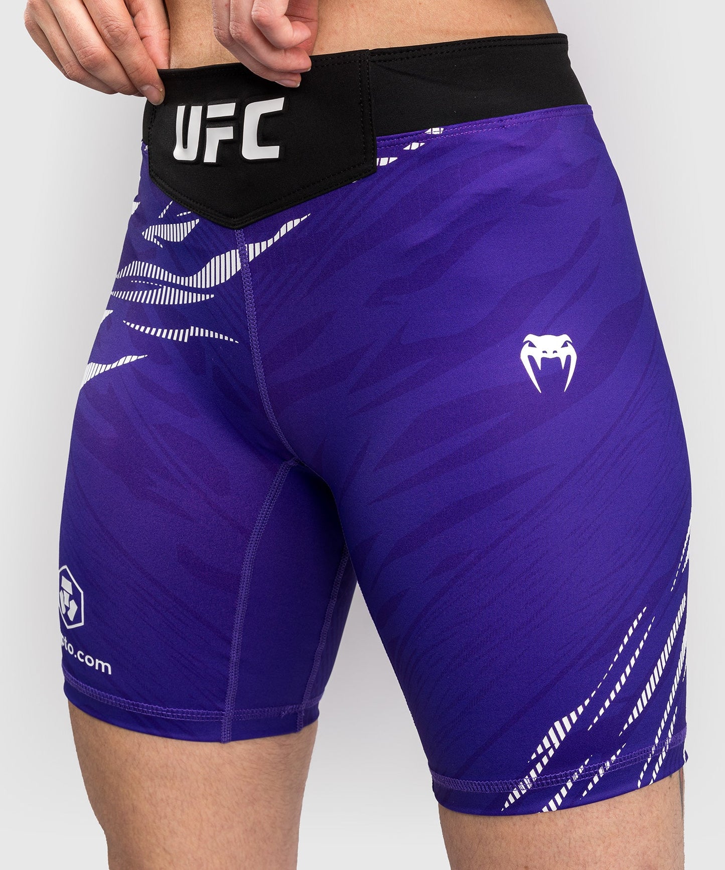 Women's UFC Fusion by Venum Authentic Fight Night Compression Short - Long Cut - Purple