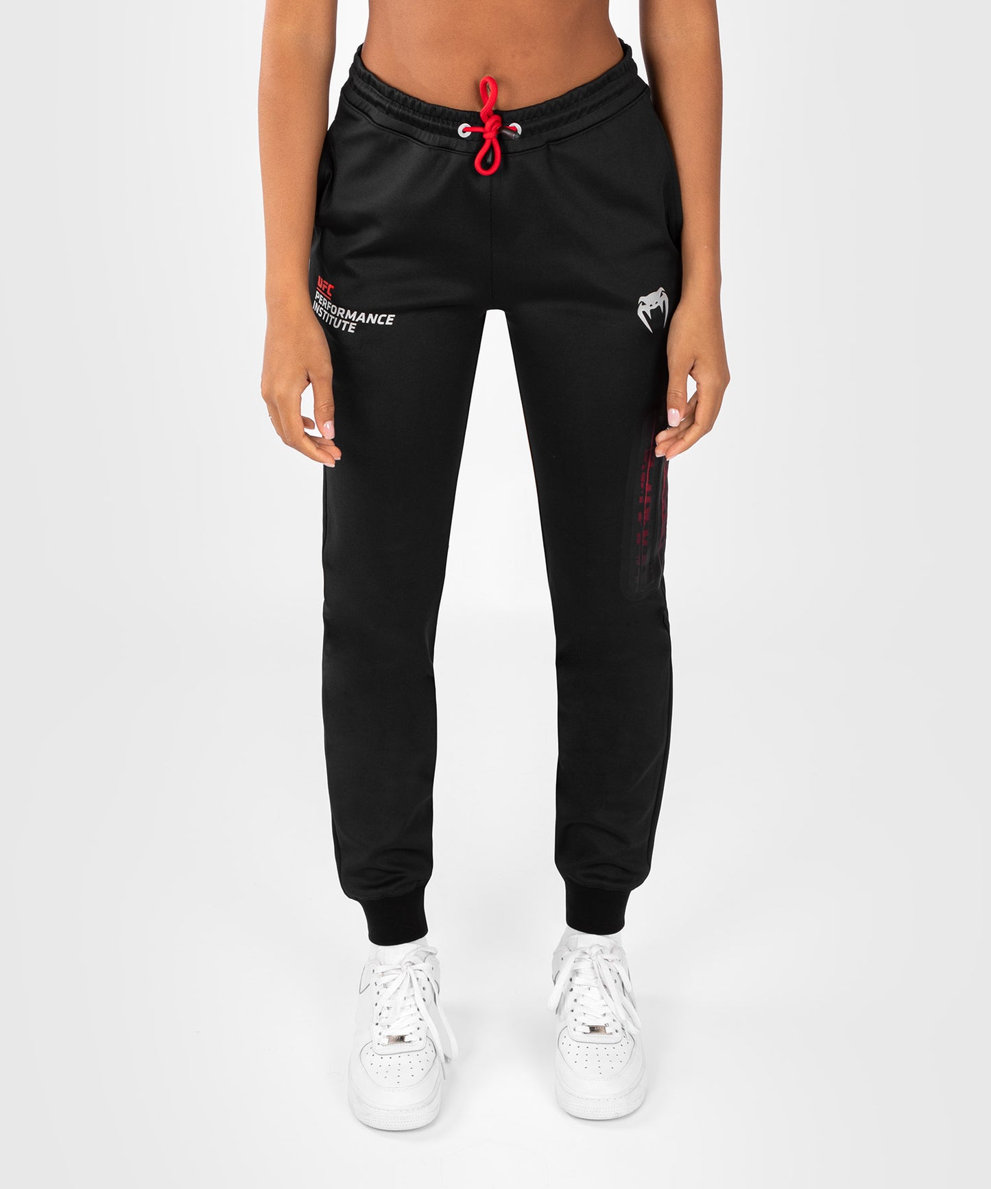 Venum Performance Institute 2.0 UFC Damen-Jogginghose - Schwarz/Rot