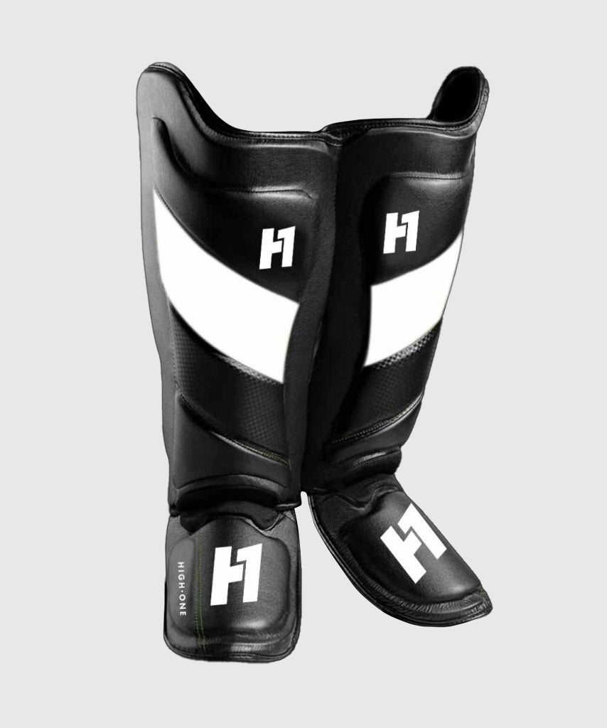 High One Performance Espinilleras - Negro/Blanco