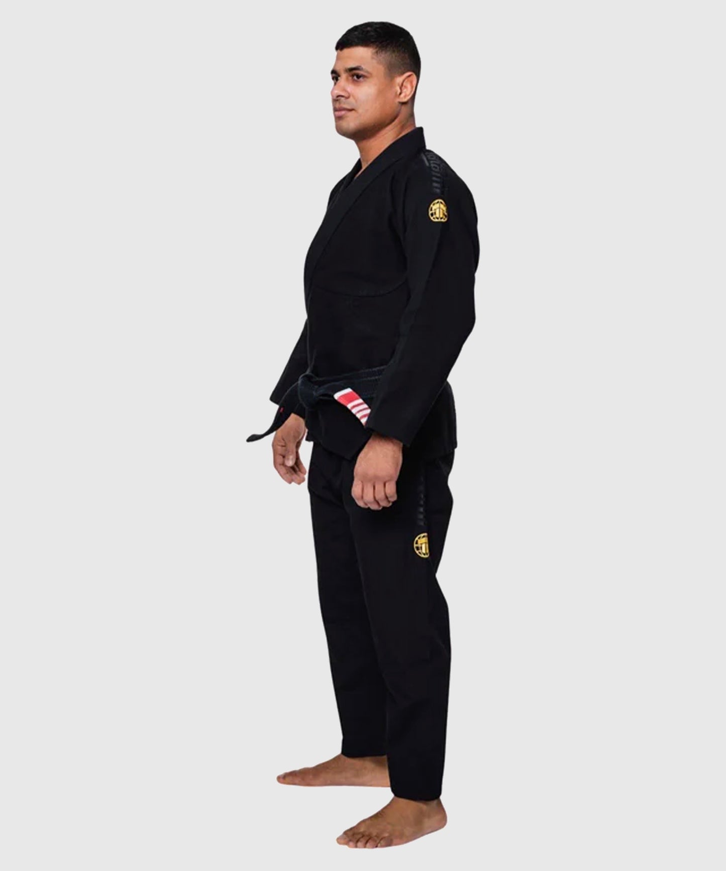 Tatami Fightwear Estilo Kimono BJJ Gold Label – Negro