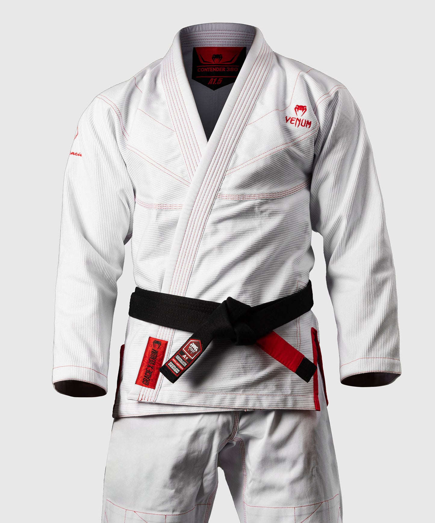 Venum x Roger Gracie Signature Kimono de BJJ - Blanco/Rojo