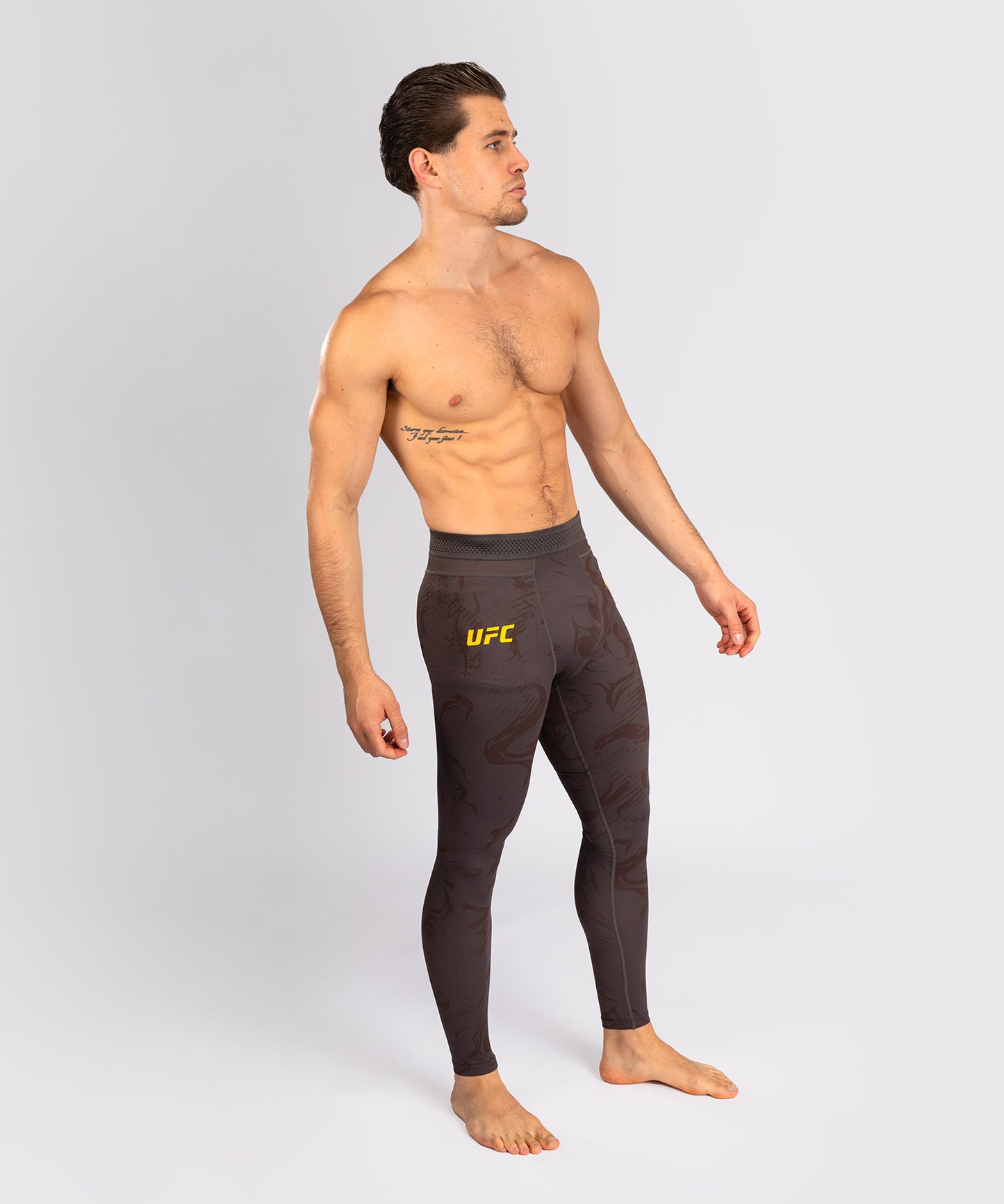Leggings Performance pour Hommes UFC Fusion by Venum Fight Week - Marron Terrestre