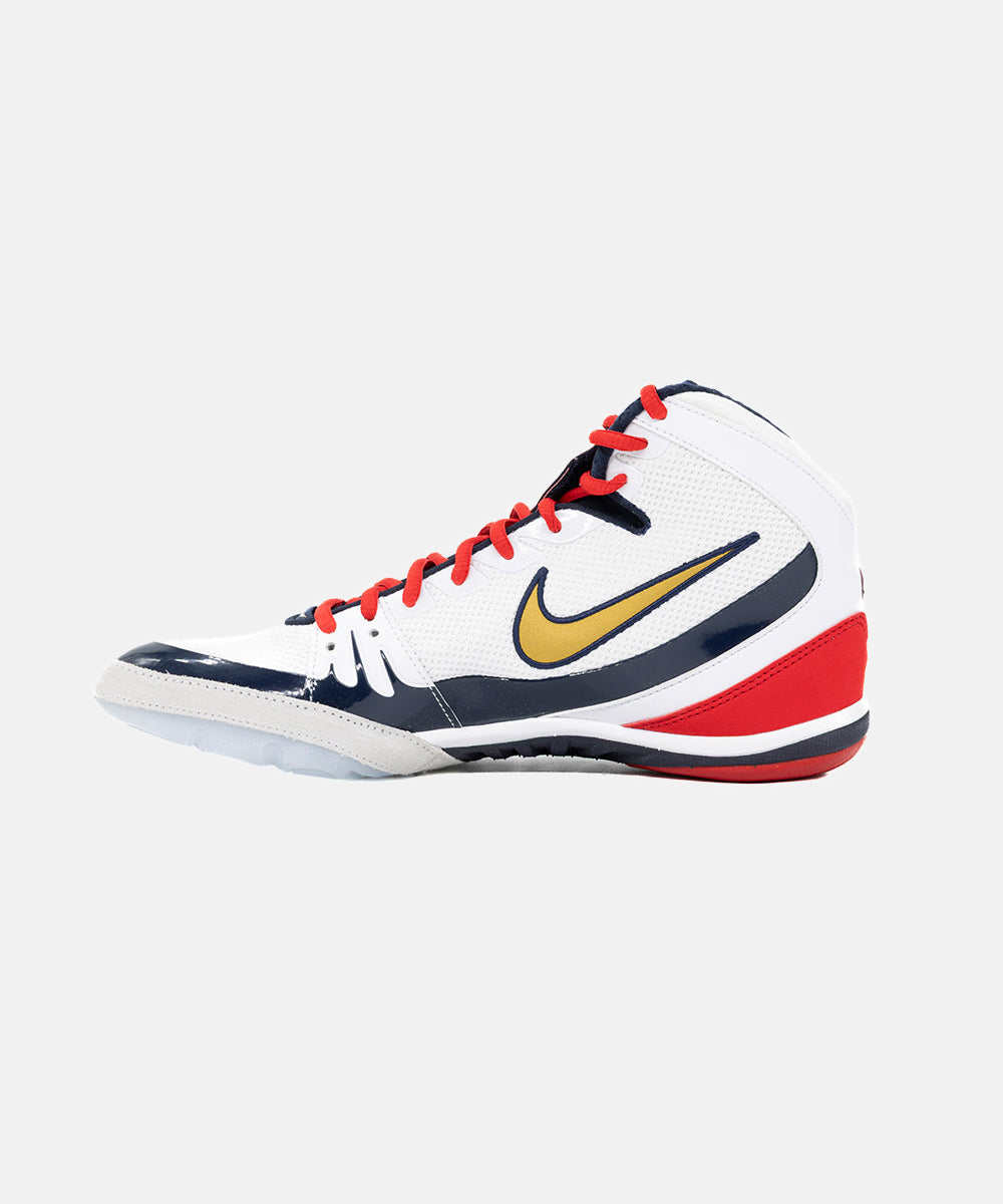 Chaussures de Lutte Nike Freek Se - Blanc/Or/Marine