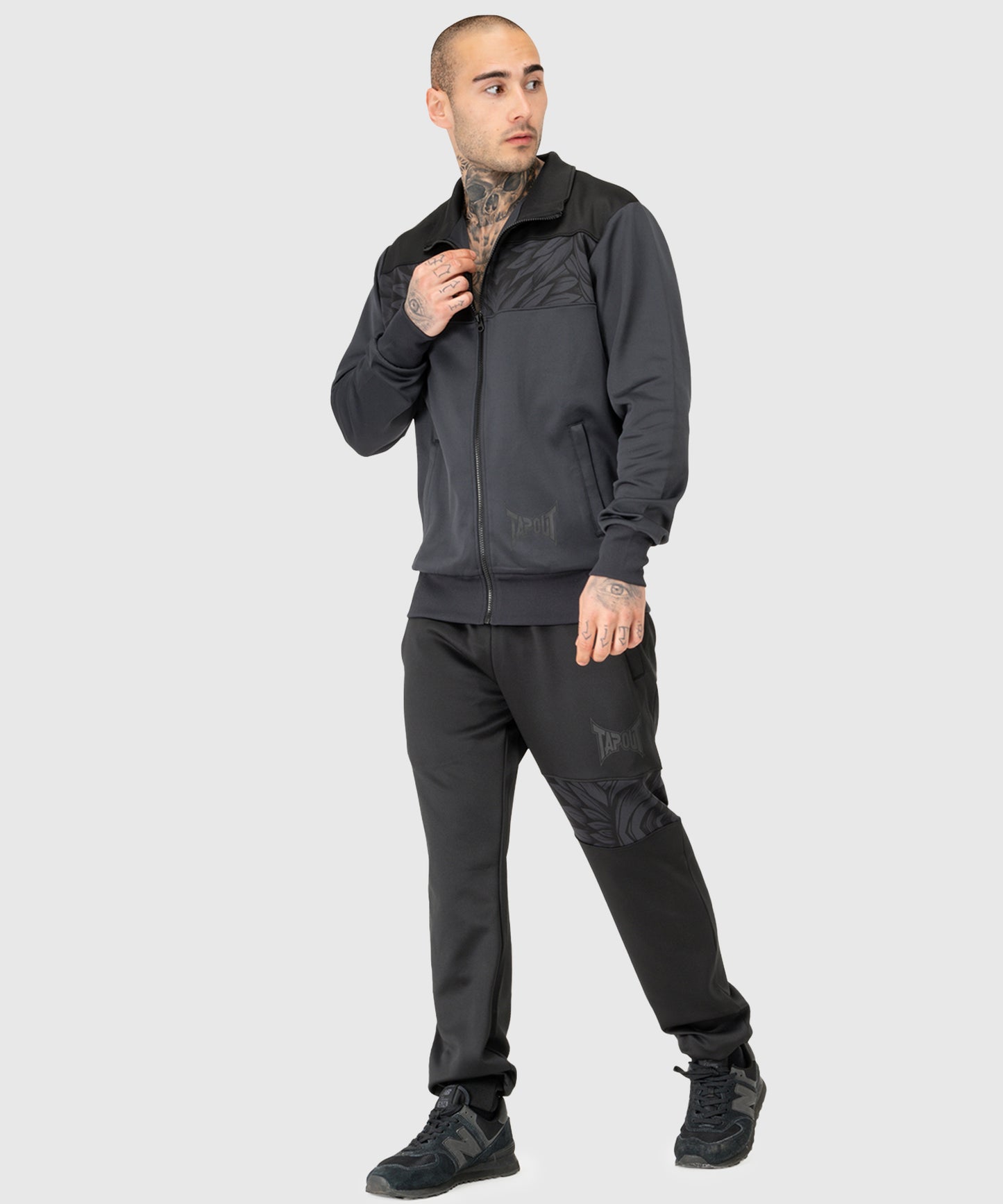 Tapout Spirit Tracksuit - Black/Grey