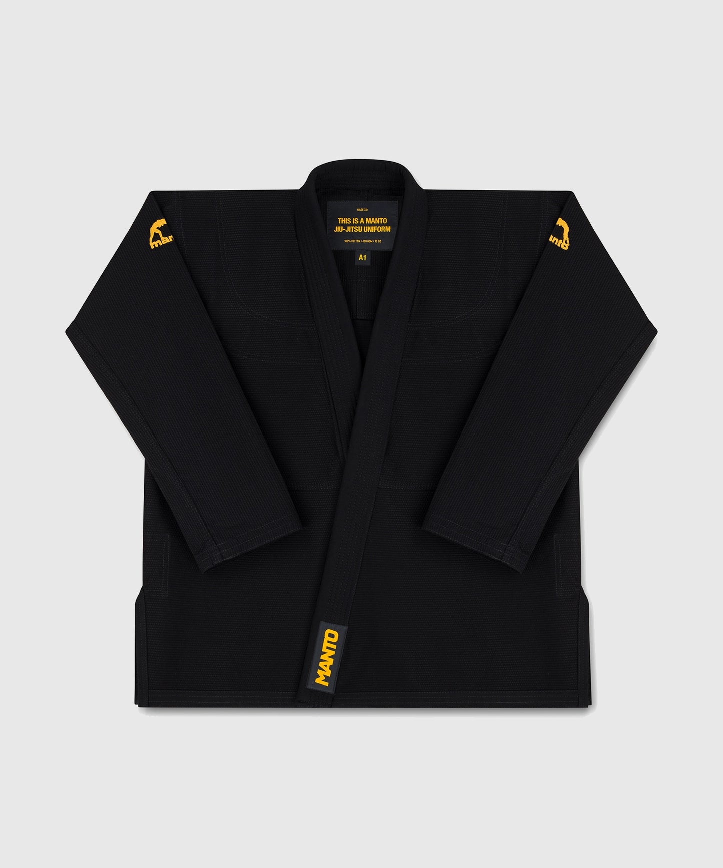 Manto Base 3.0 Kimono de BJJ - Negro/Naranja
