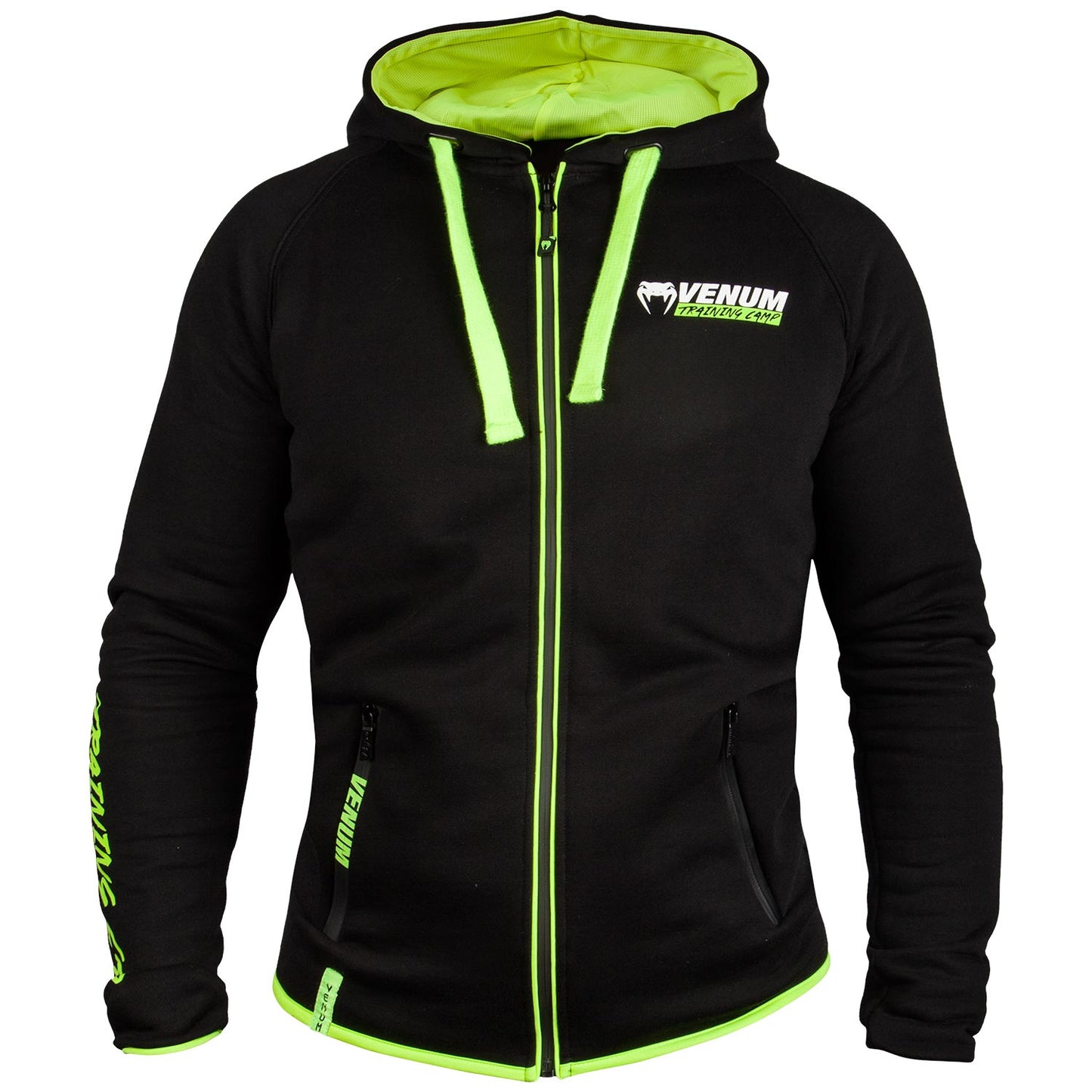 Venum Training Camp Sweatshirt - Black/Fluorescent Yellow