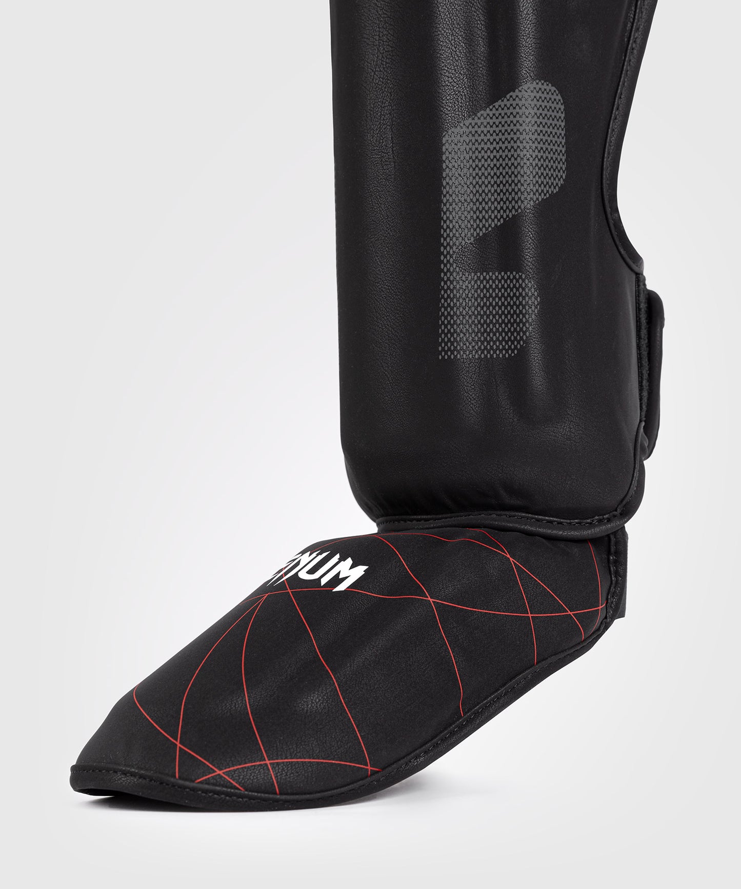 Venum Tactical XT Schienbeinschoner - Schwarz/Feuerrot