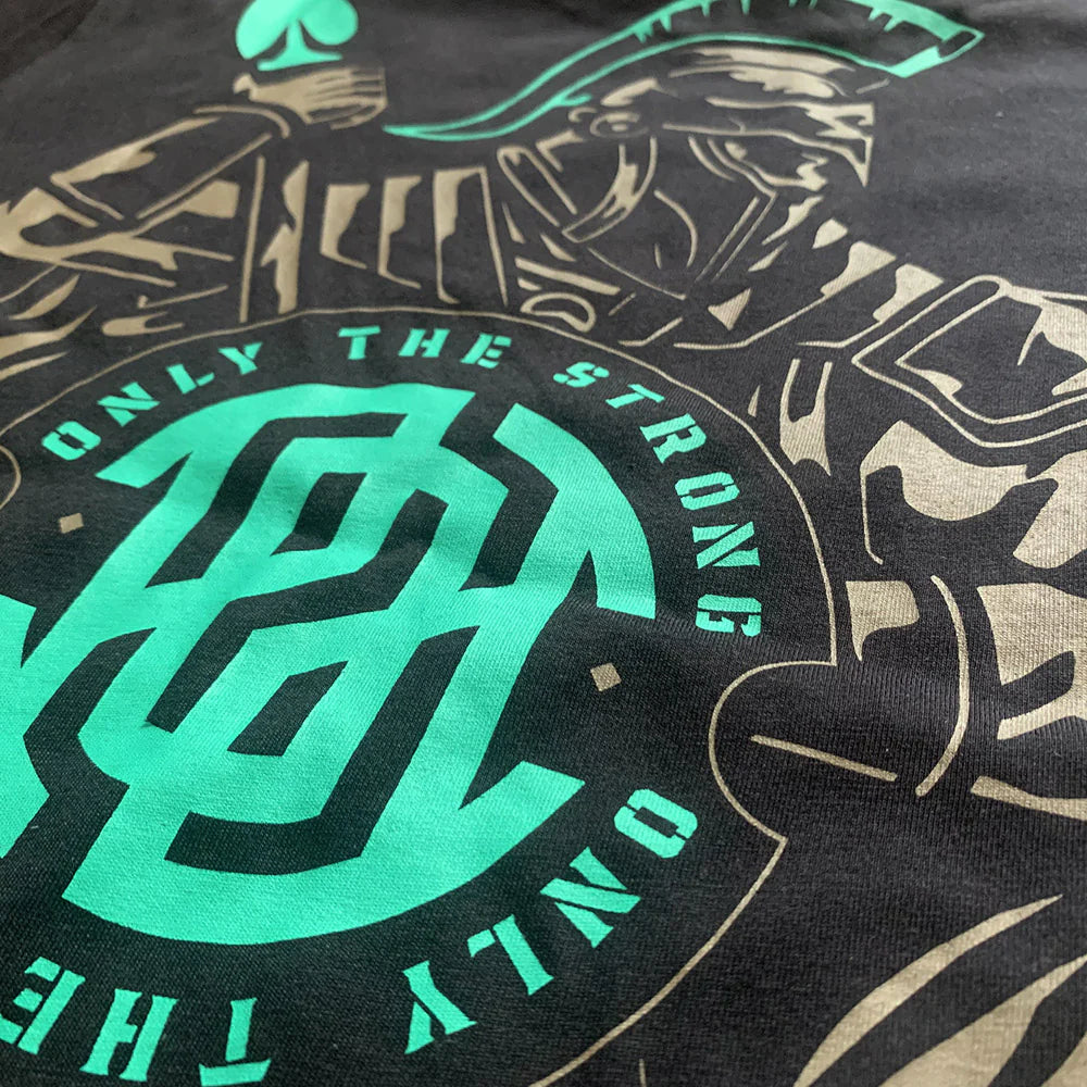 T-Shirt Pride Or Die Only The Strong - Noir