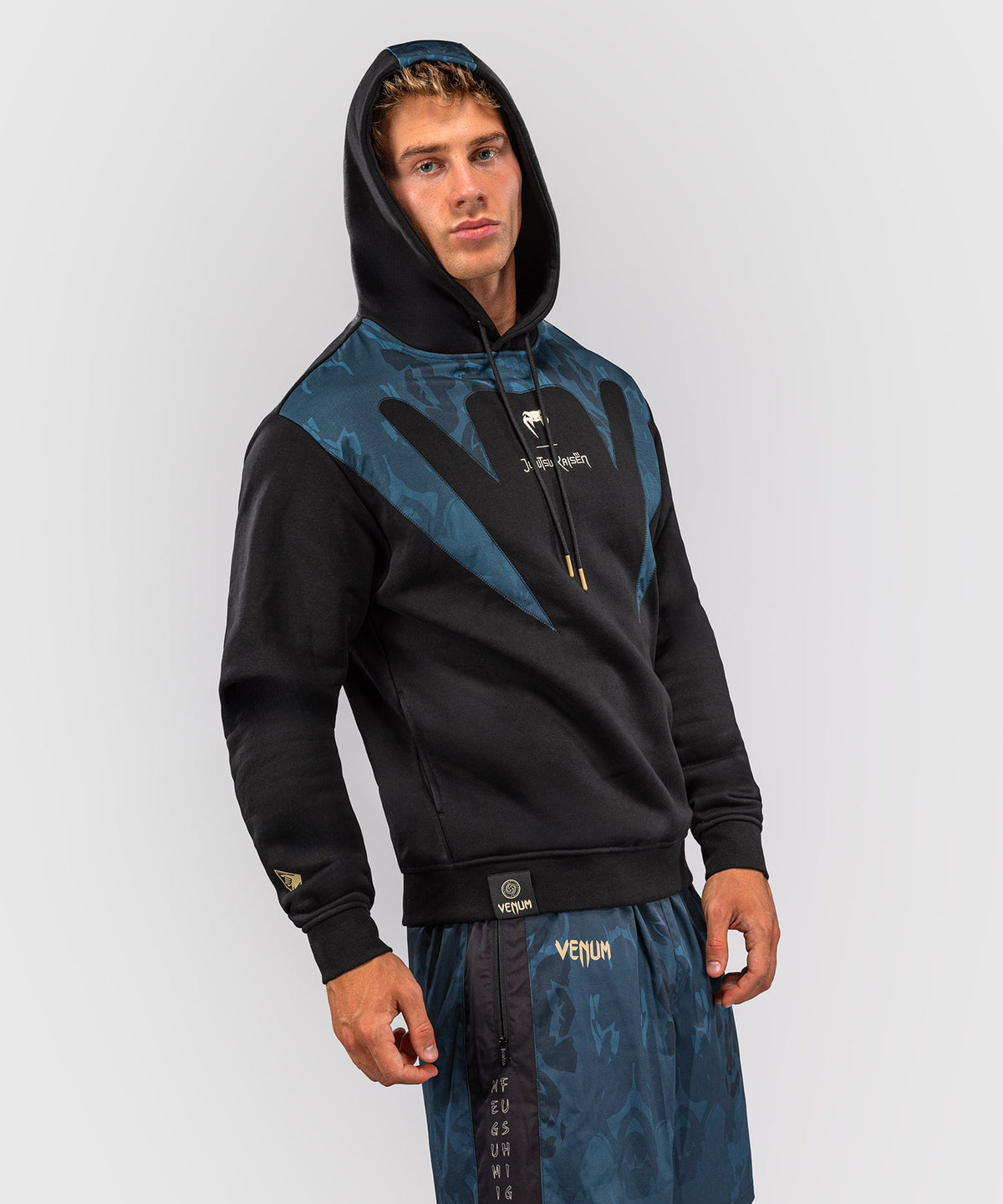 Jujutsu Kaisen x Venum Fushiguro Sudadera con Capucha – Verde Océano