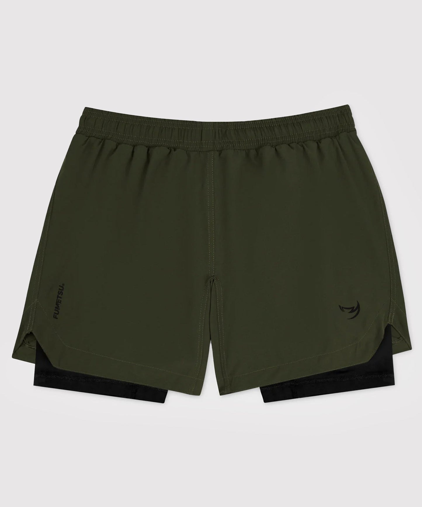 Fightshort Fumetsu Dual Layer Origins - Khaki