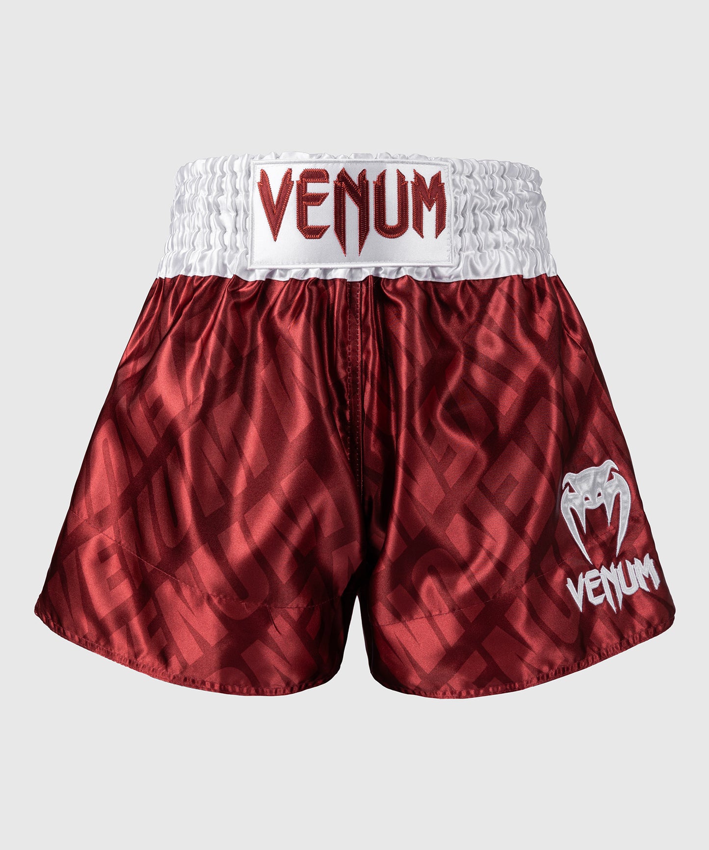 Short de Muay Thai Venum Contender XT – Rouge Cerise/Blanc