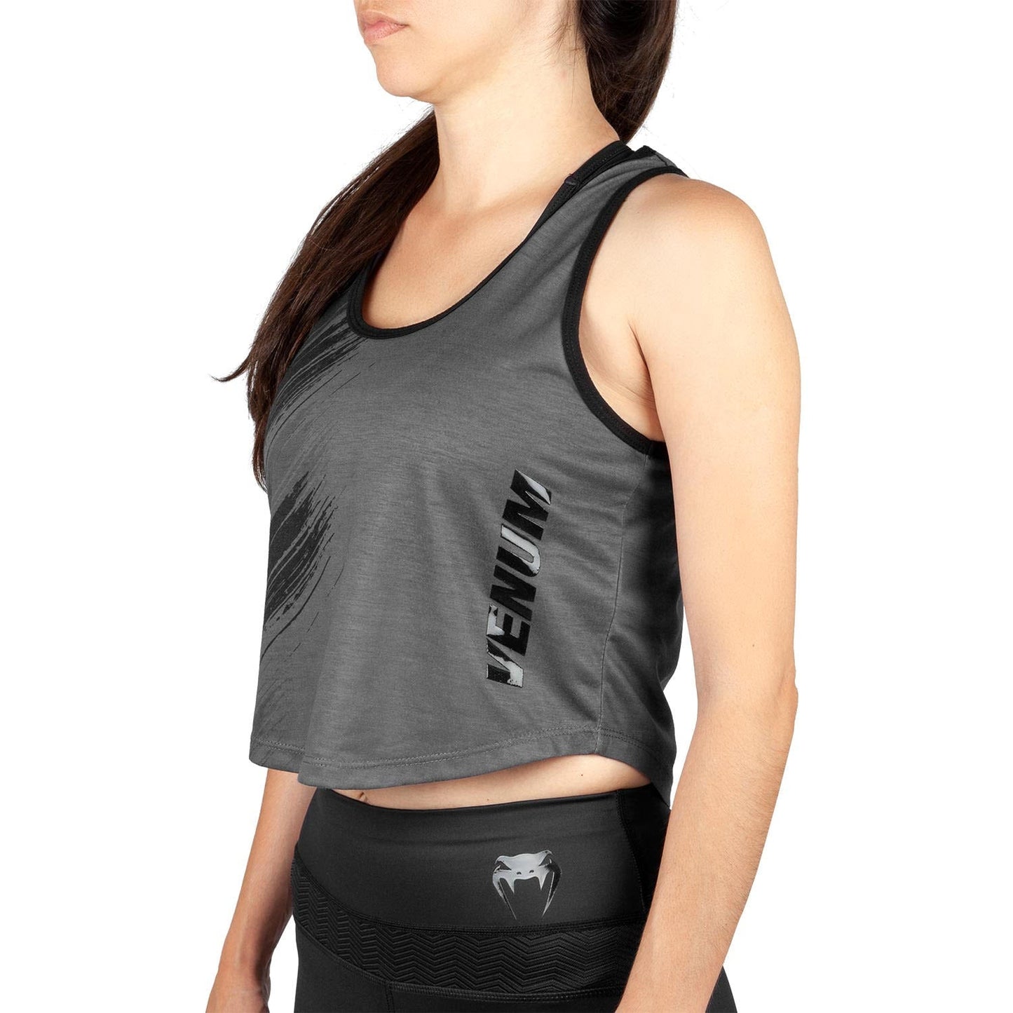 Women's short tank top Venum Rapid 2.0 - Black/Noir