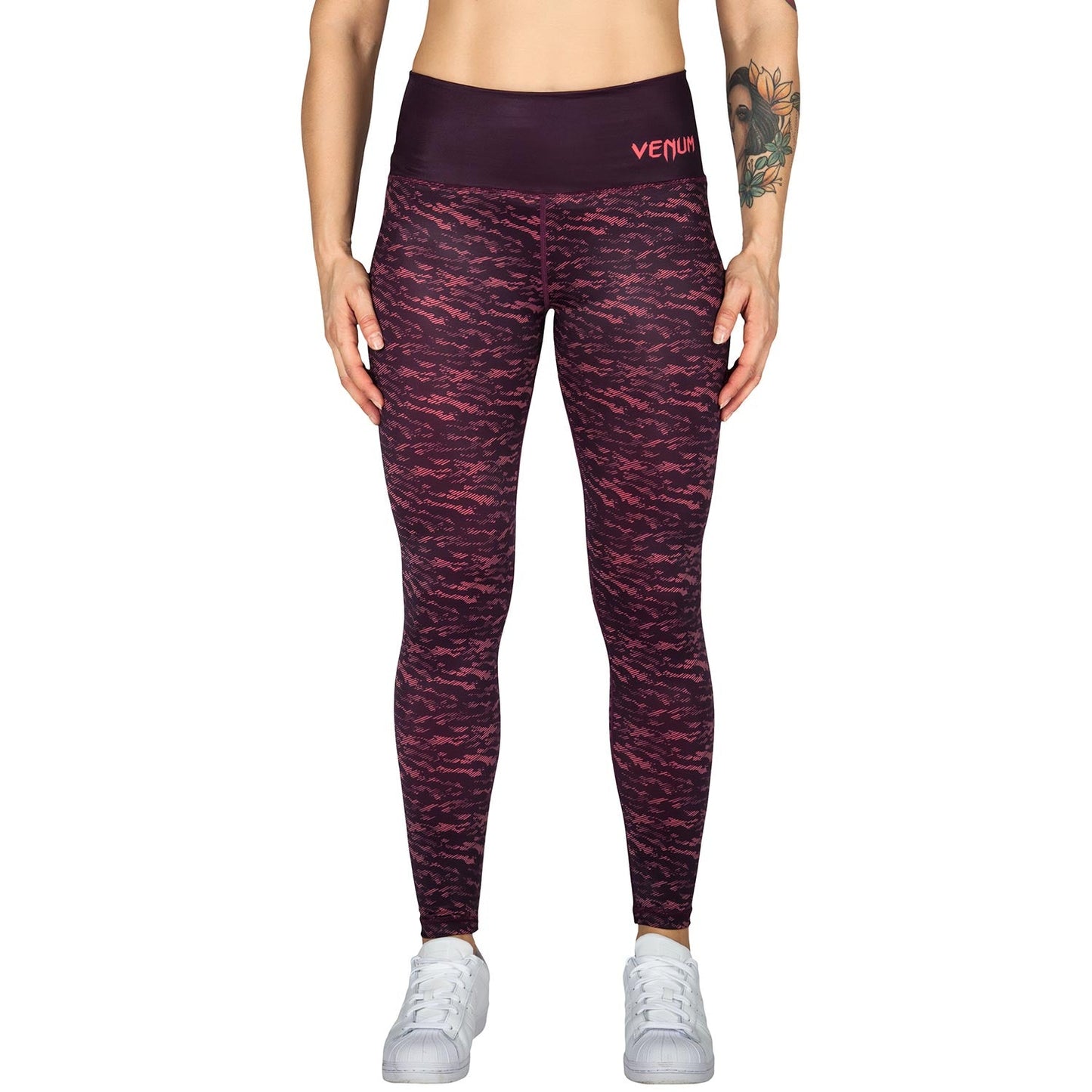 Women's Venum Camoline Legging - Black/Coral - Exclusive