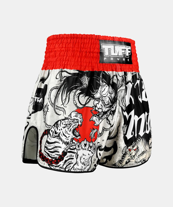Short De Muay Thai Tuff Payak Shadows Of The Yokai - Gris