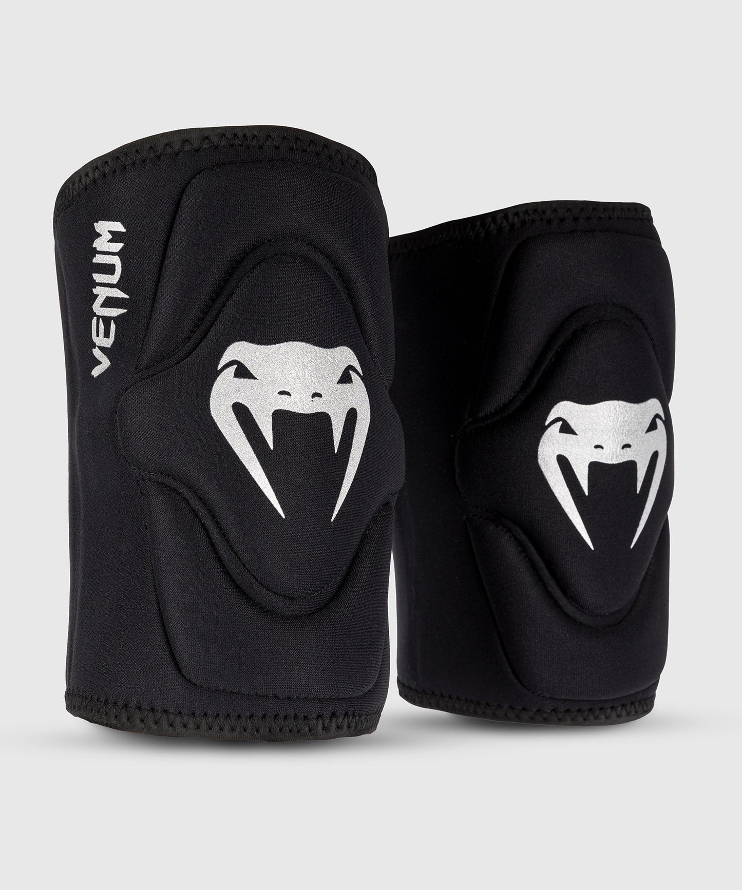 Venum Gel Kontact Knieschoner - Schwarz/Silber