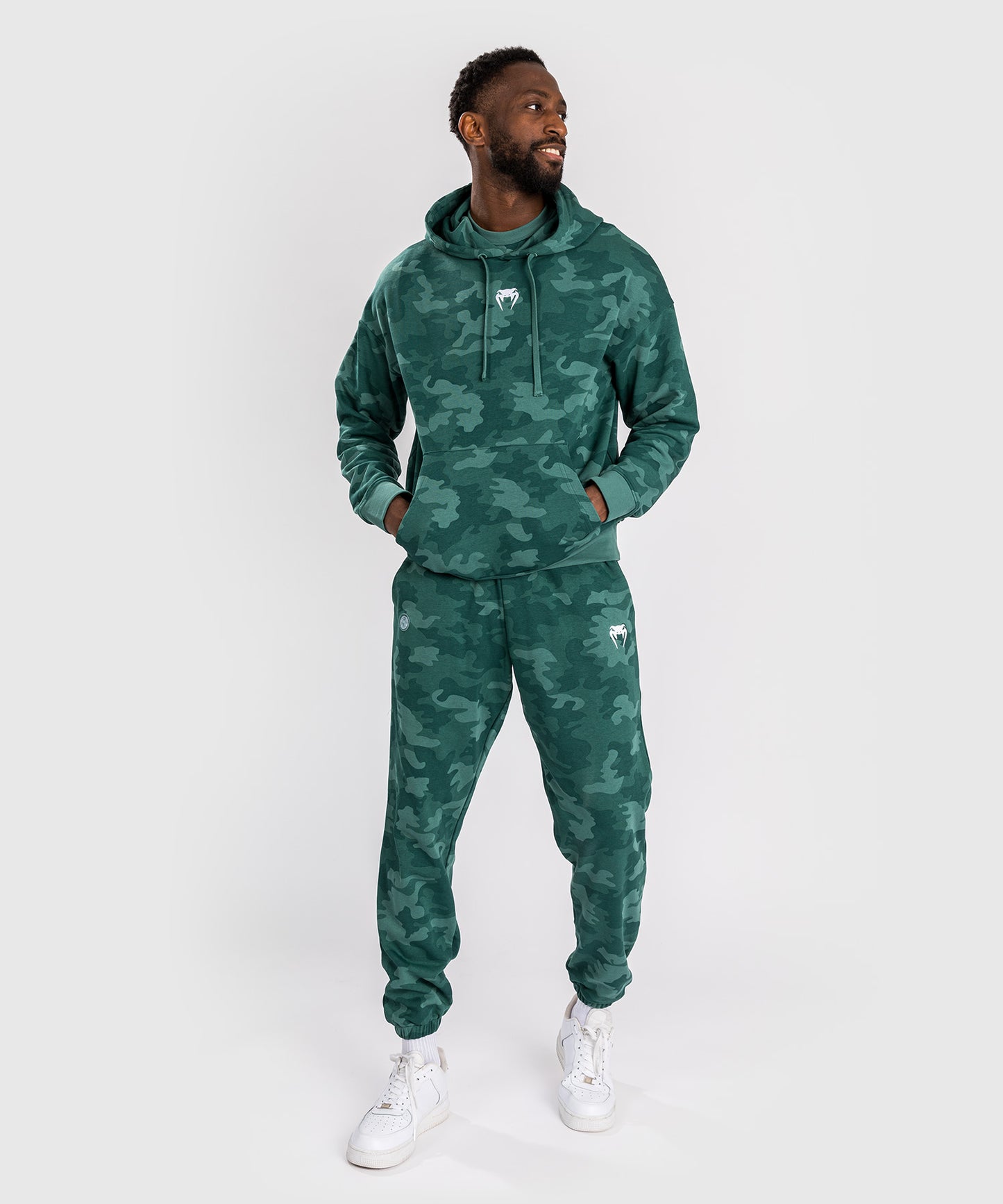 Sweat À Capuche pour Hommes Venum Vortex XL - Camouflage Turquoise