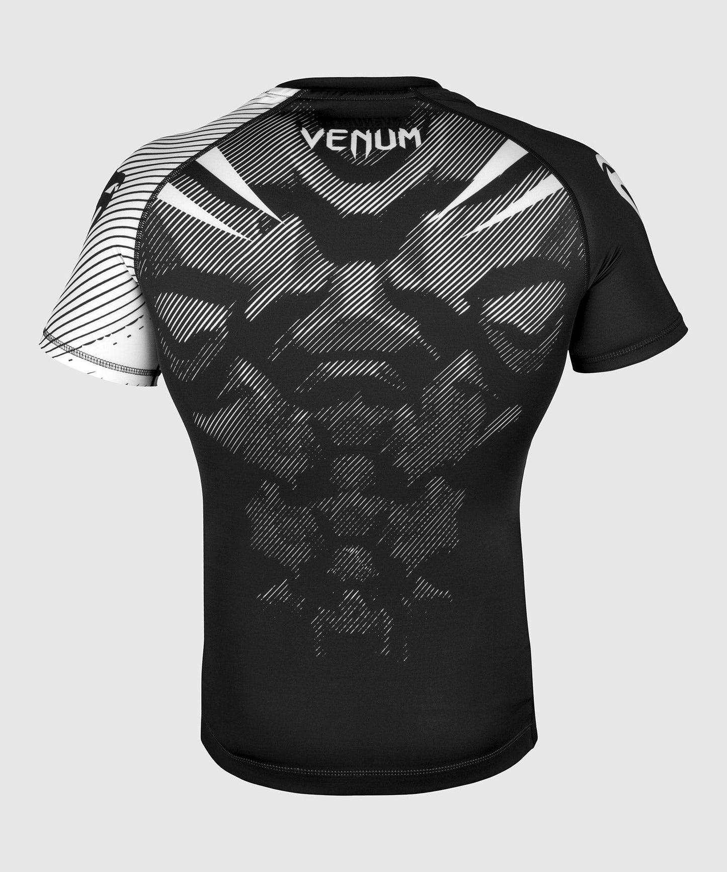 Rashguard Venum NoGi 2.0 - IBJJF Approved Short Sleeve - Black/White