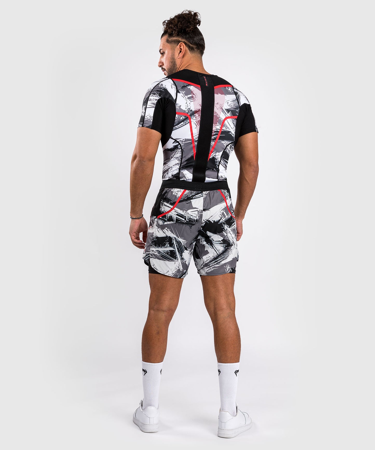Venum Electron 3.0 Trainingsshorts - Grau/Rot