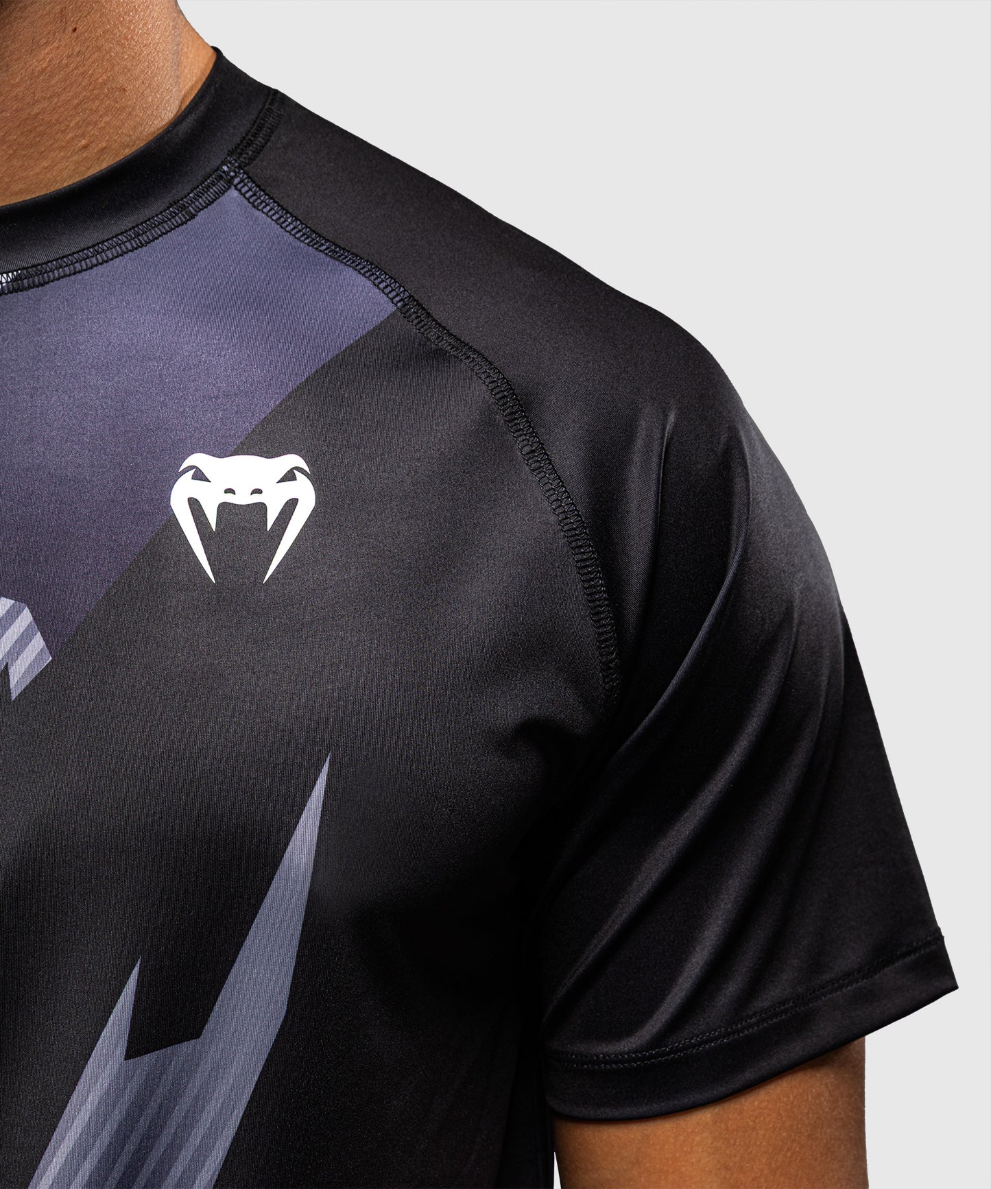 Venum No-Gi 6.0 Dry-Tech T-Shirt - Schwarz/Weiß