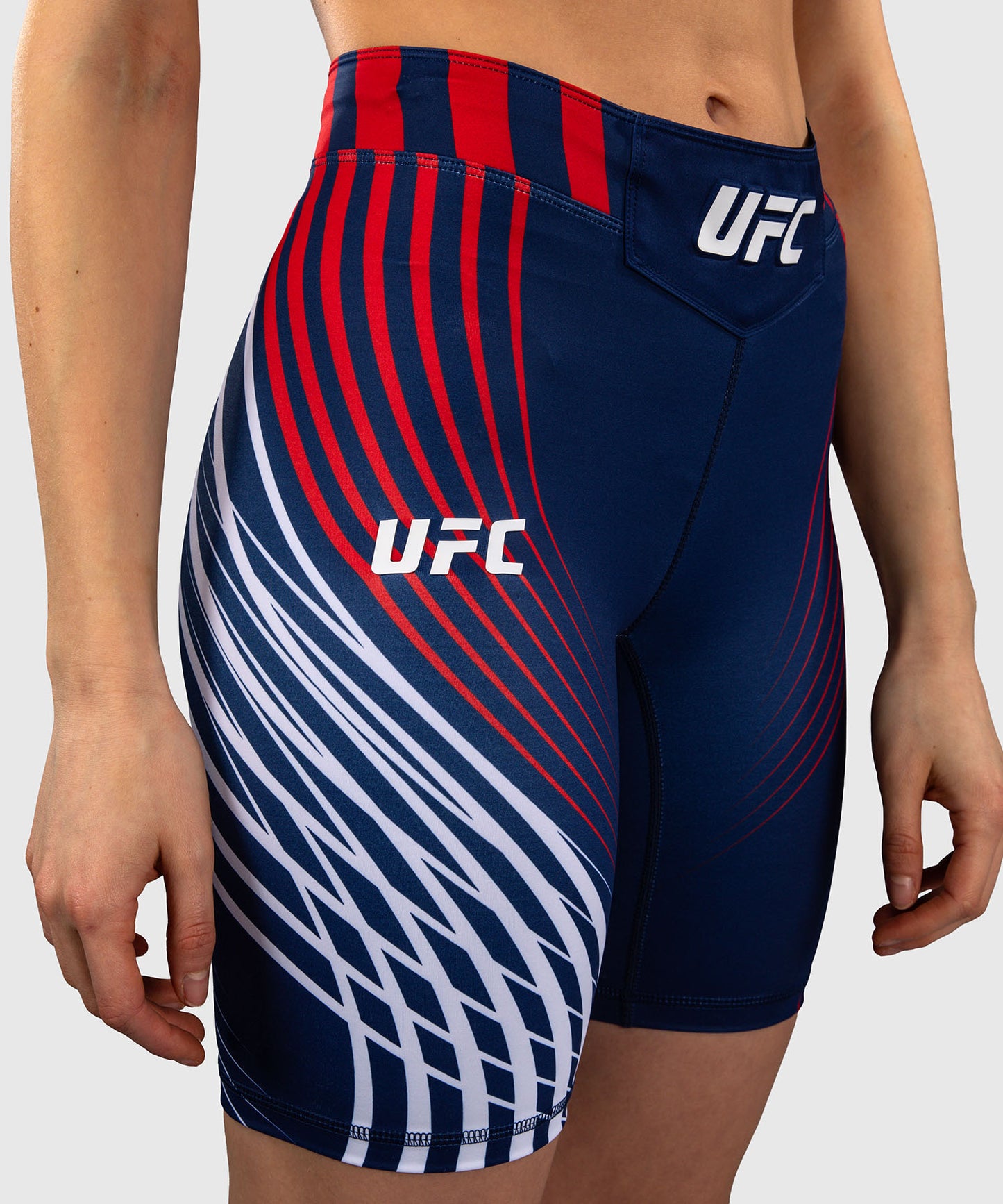 Official UFC Freedom 250 by Venum Authentic Pantaloncini Vale Tudo taglio lungo da donna - Blu