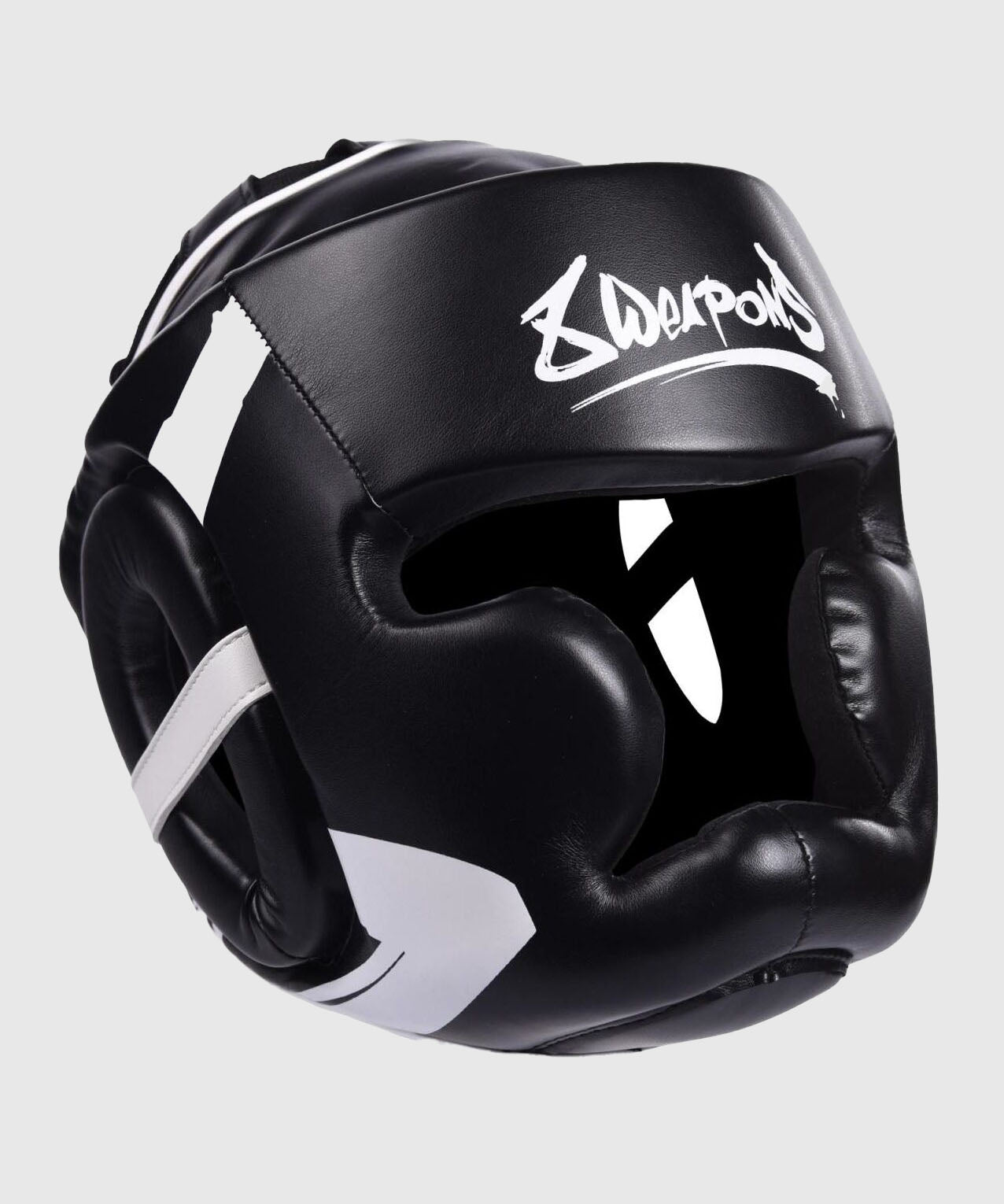 Casque de Boxe - 8 Weapons Unlimited - Noir/Blanc