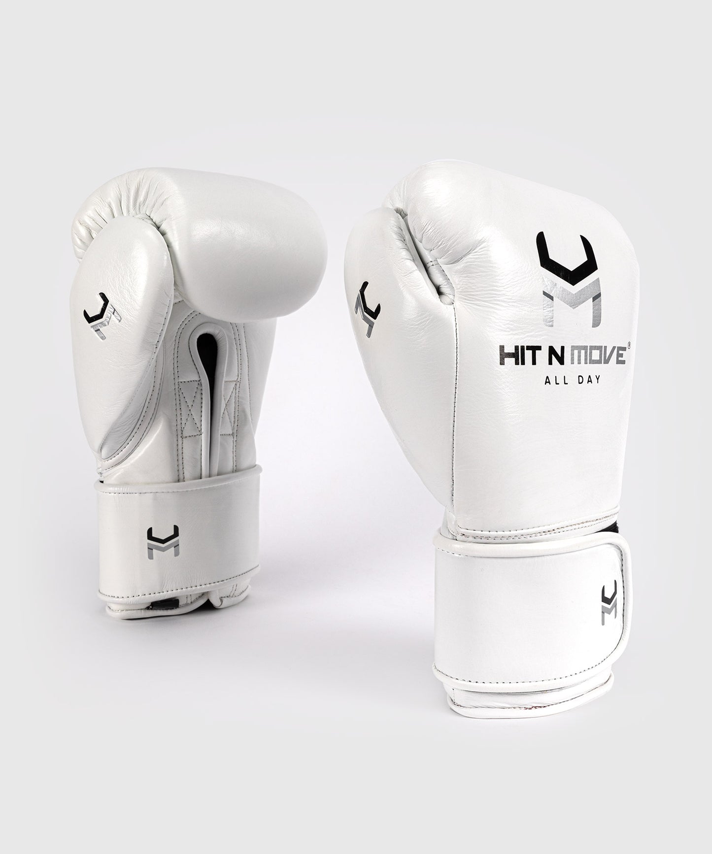 Hit N Move All Day® Pro Agility Boxing Gloves - White