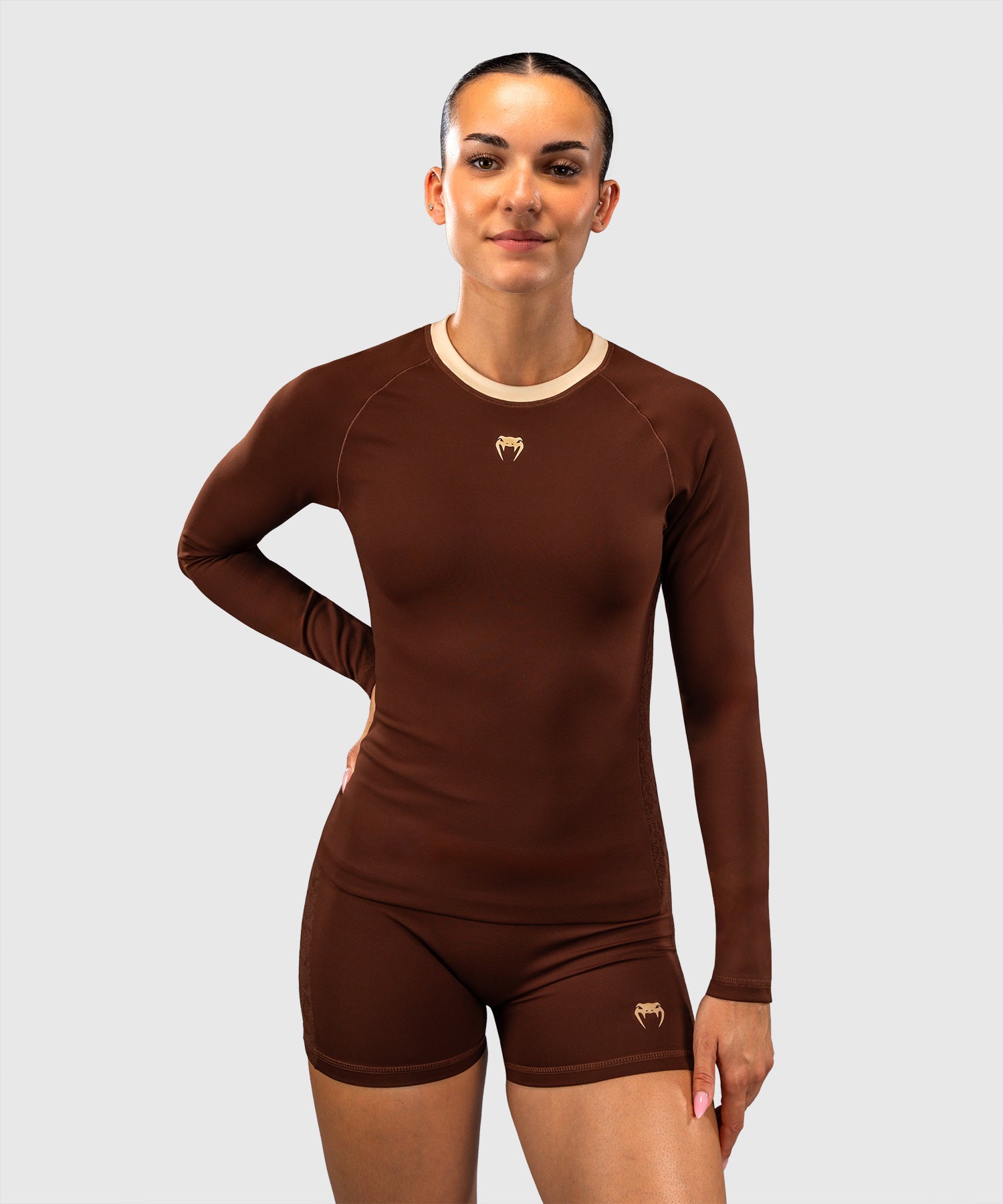 Rashguard manches longues pour Femme Venum Viper - Marron – Dragon Bleu