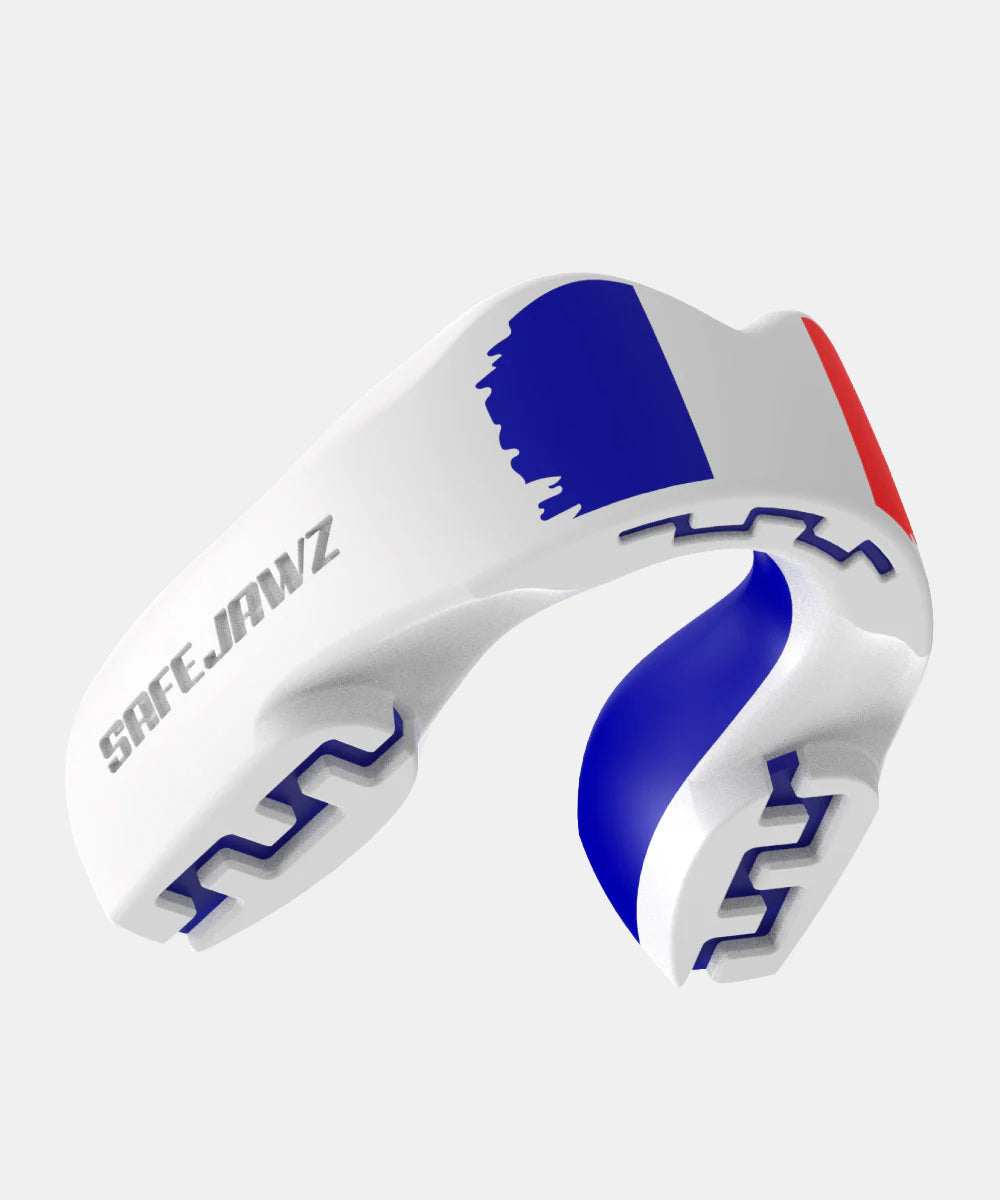 Safejawz Extro Flags Adult Mouthguard - France