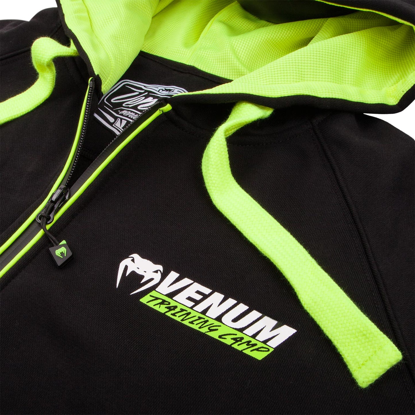 Venum Training Camp Sweatshirt - Black/Fluorescent Yellow