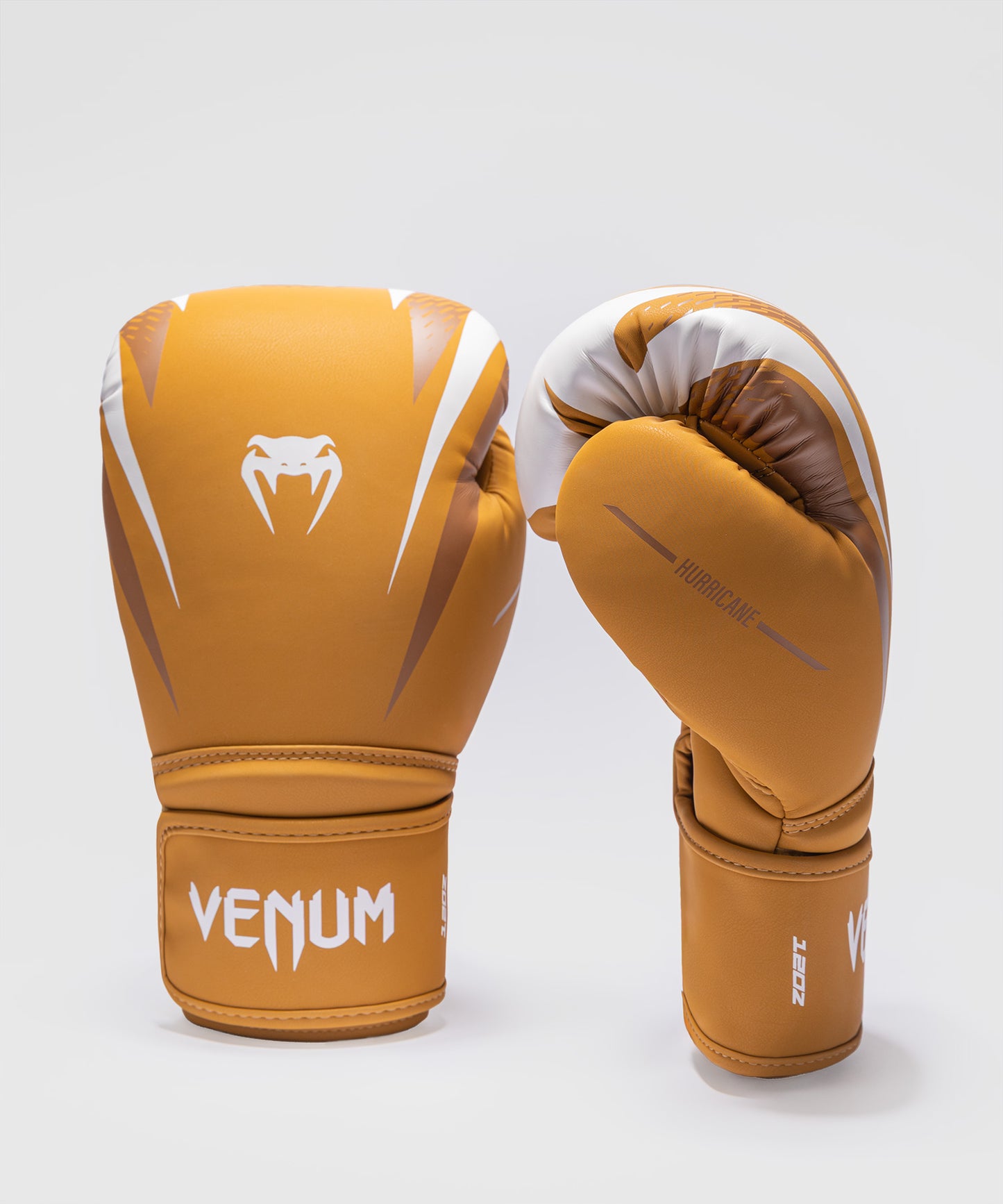Venum Hurricane Boxing Gloves - Havana/ White
