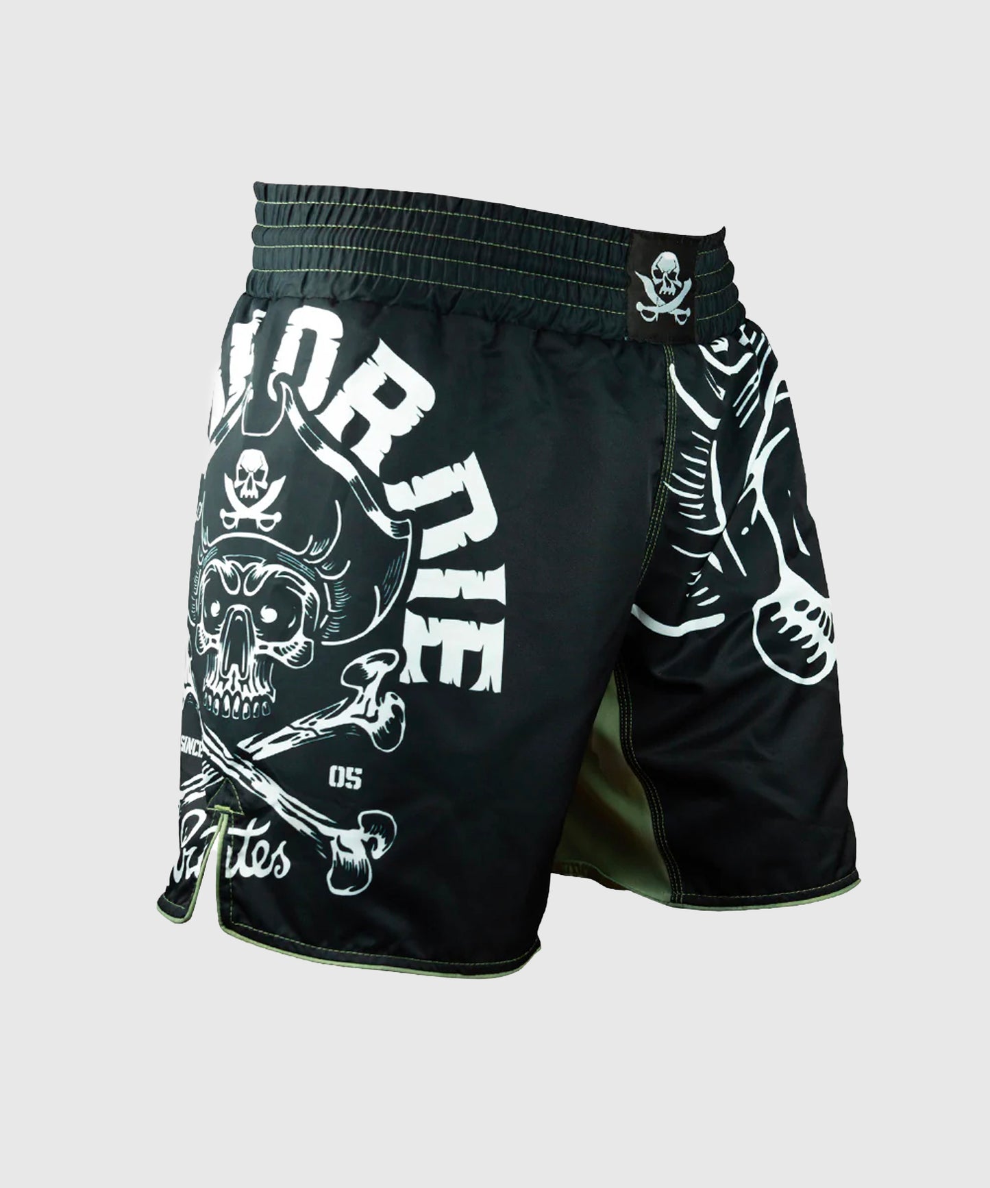 Short de MMA Pride Or Die Pirate V2 - Noir/Beige